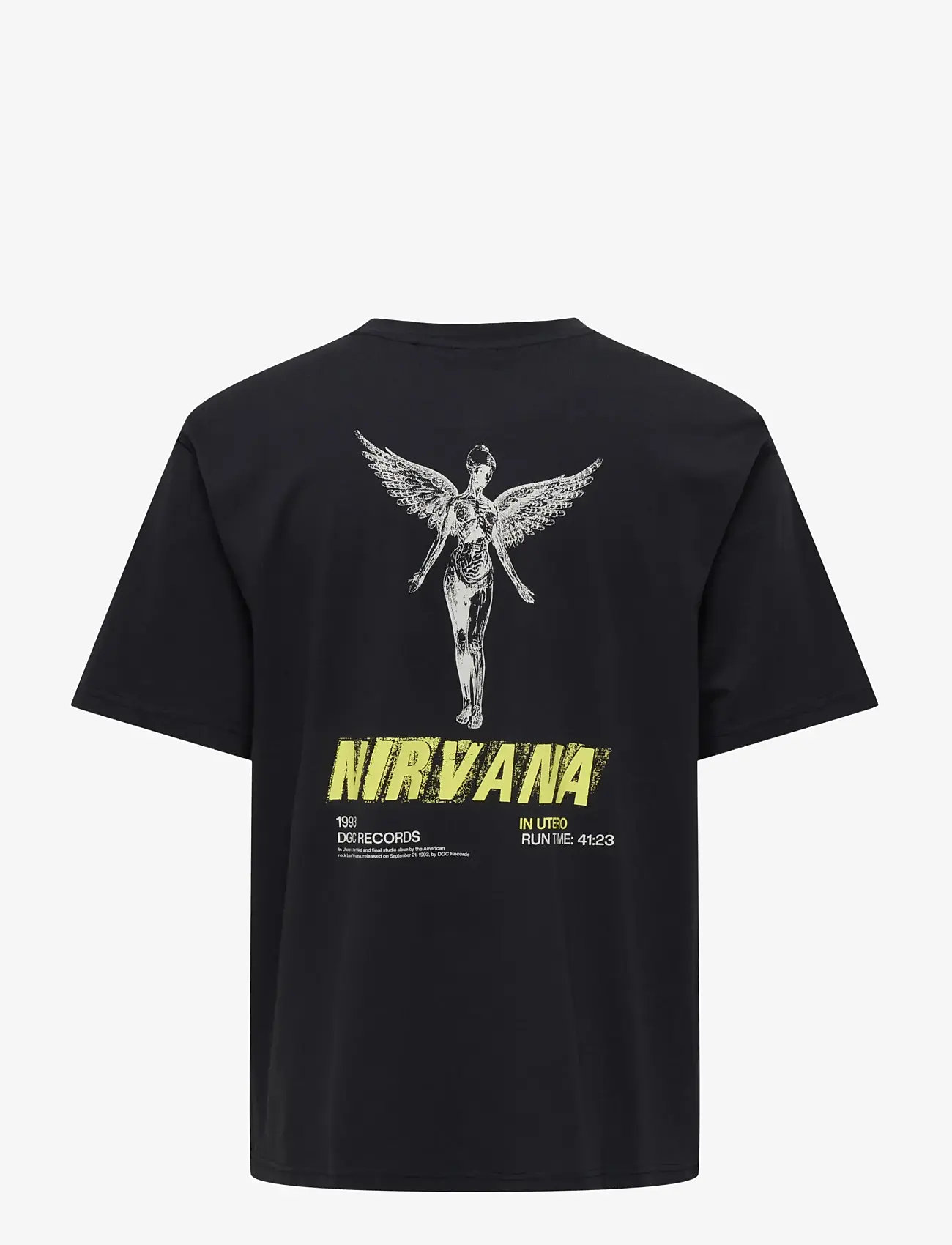 ONLY & SONS - ONSNIRVANA LIFE RLX SS LIC TEE - laveste priser - jet black - 2