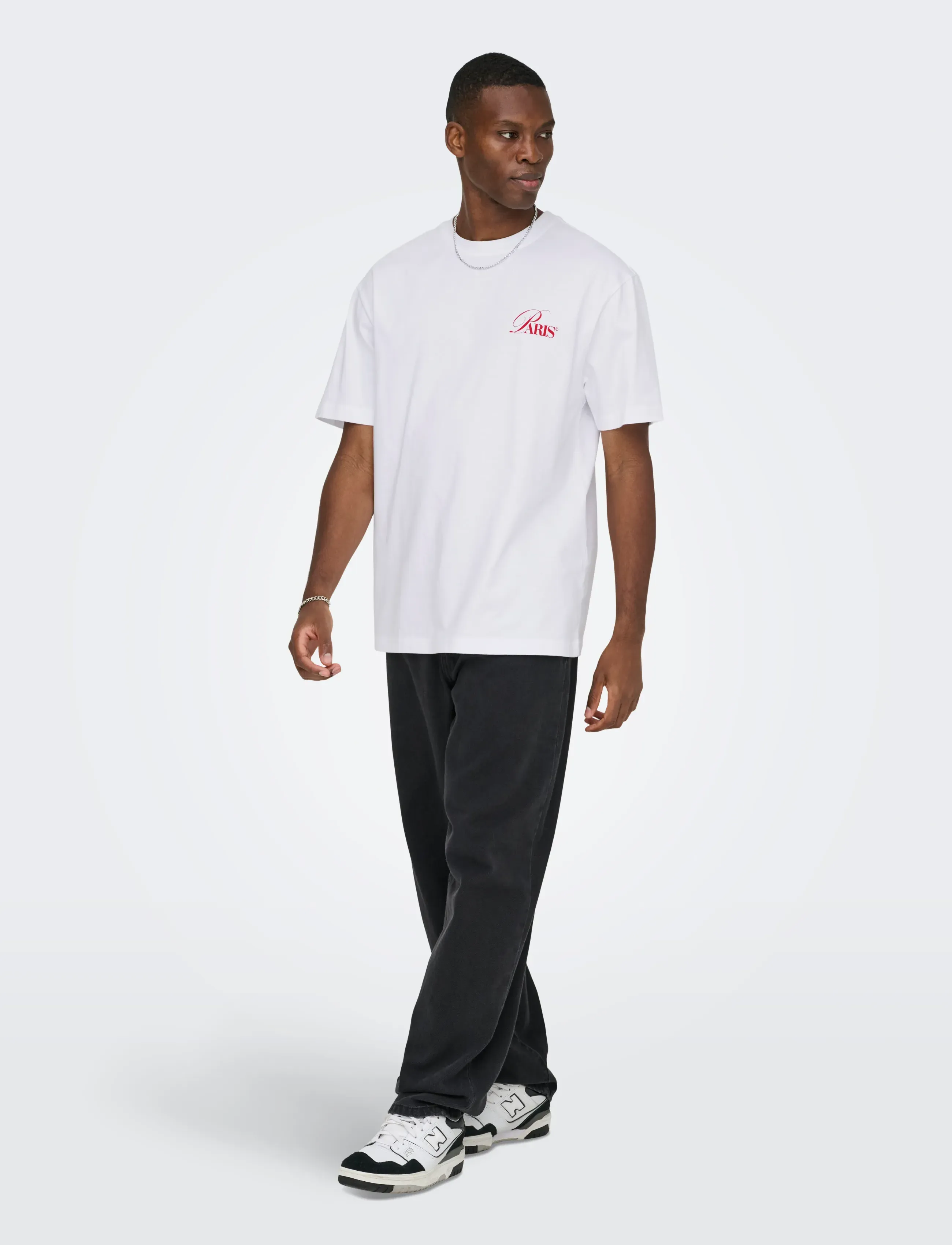 ONLY & SONS - ONSFRED ELEGANTS RLX SS TEE - lowest prices - bright white - 4