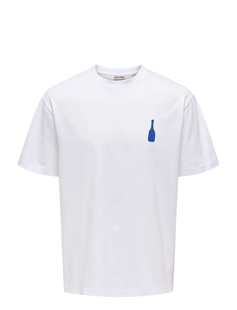ONLY & SONS - ONSFRED ELEGANTS RLX SS TEE - kurzärmelig - bright white - 1