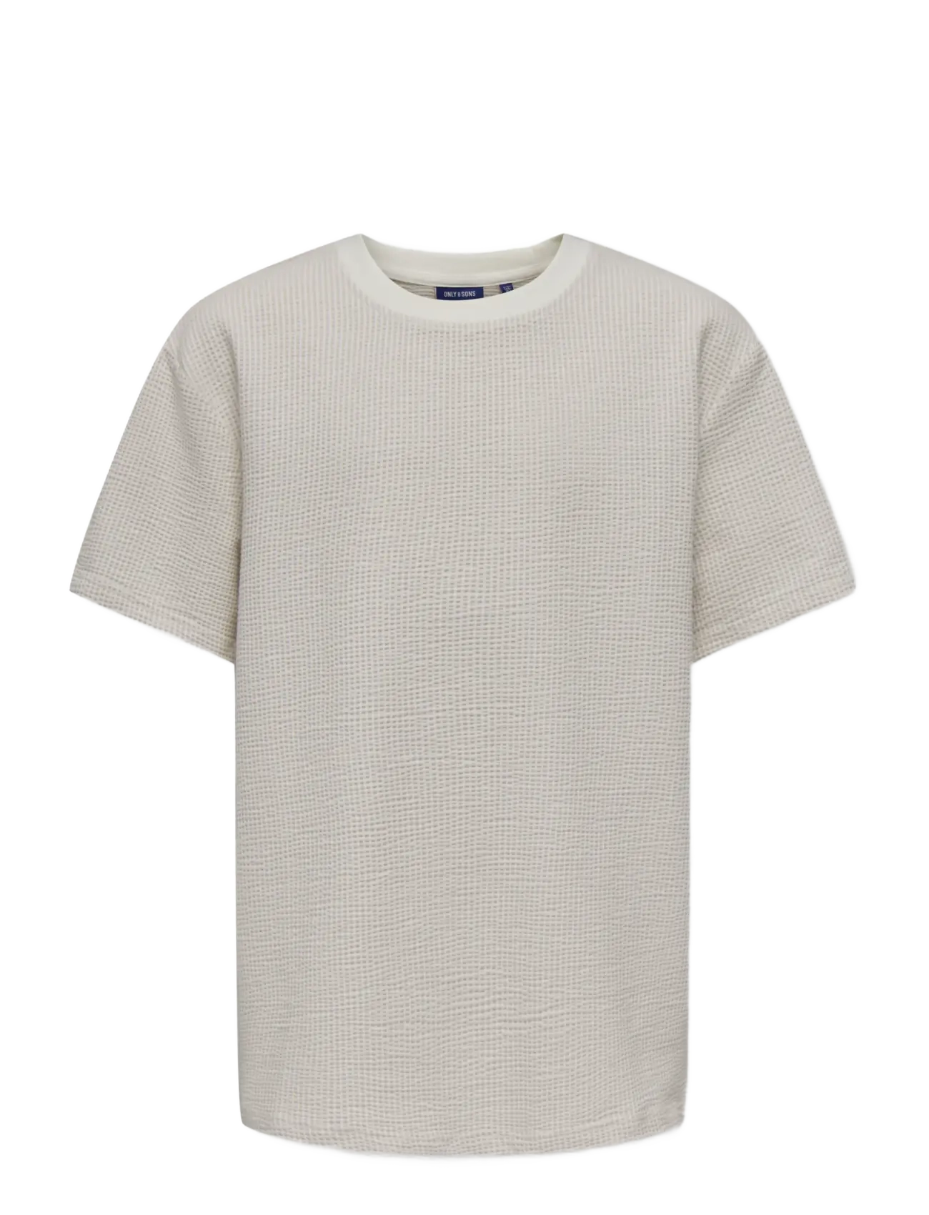 ONLY & SONS Osjkian Life Rlx Ss Strp Tee Jrs Noos Beige - 122-128 - Kinder