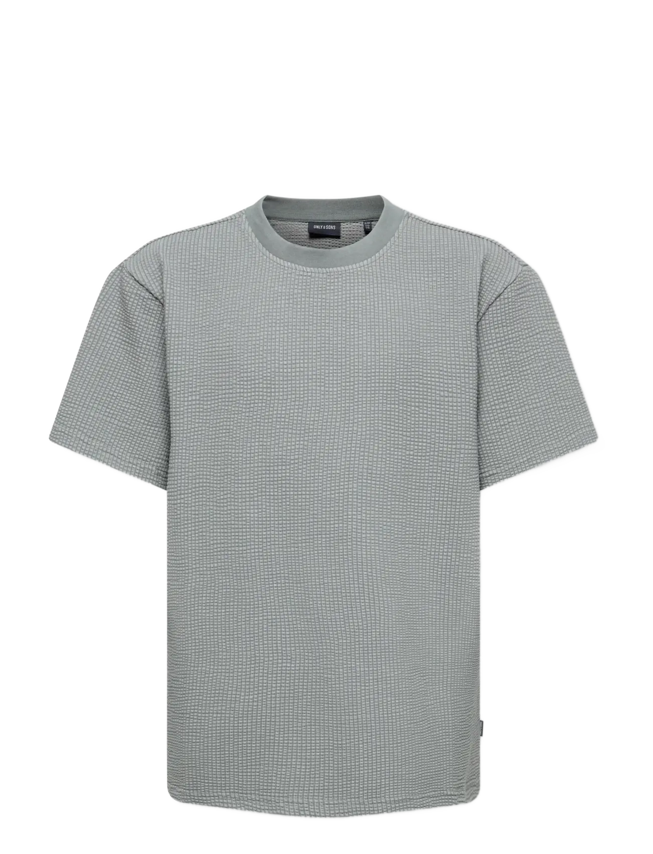 ONLY & SONS OSJKIAN LIFE RLX SS STRP TEE JRS NOOS - Overdele - SEDONA SAGE / grey