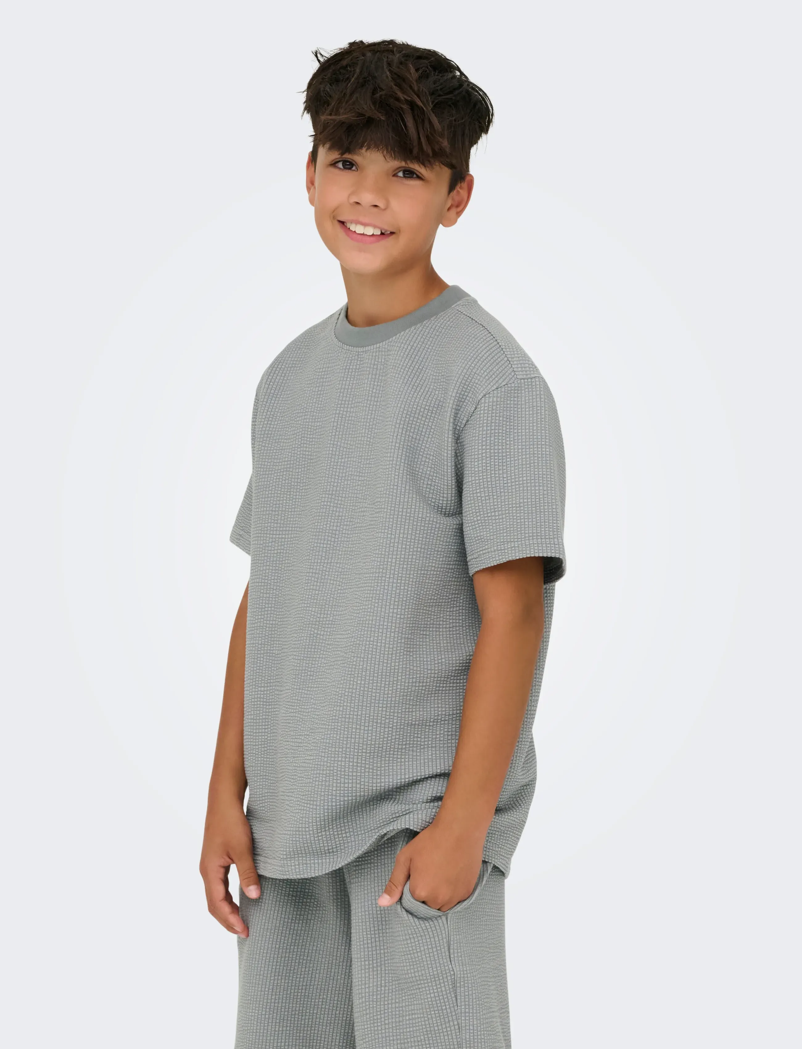 ONLY & SONS OSJKIAN LIFE RLX SS STRP TEE JRS NOOS - Toppar & T-shirts - SEDONA SAGE / grey