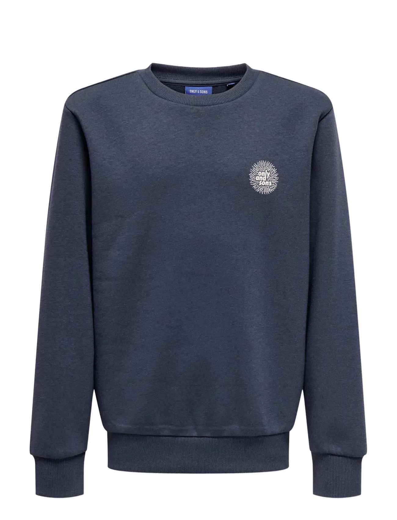 ONLY & SONS OSJCERES CELL REG LS CREW SWT - Kläder - BLUE NIGHTS / navy