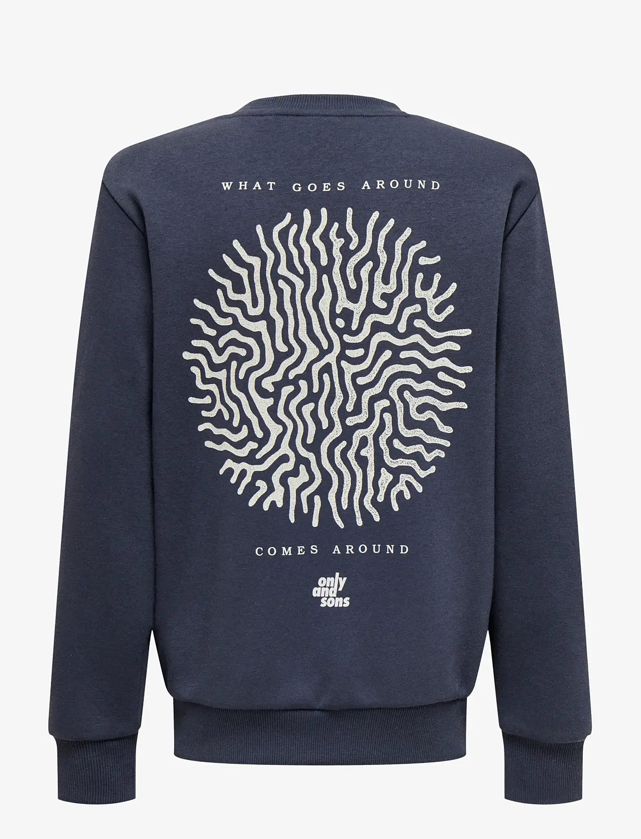 ONLY & SONS - OSJCERES CELL REG LS CREW SWT - dressipluusid - blue nights - 1