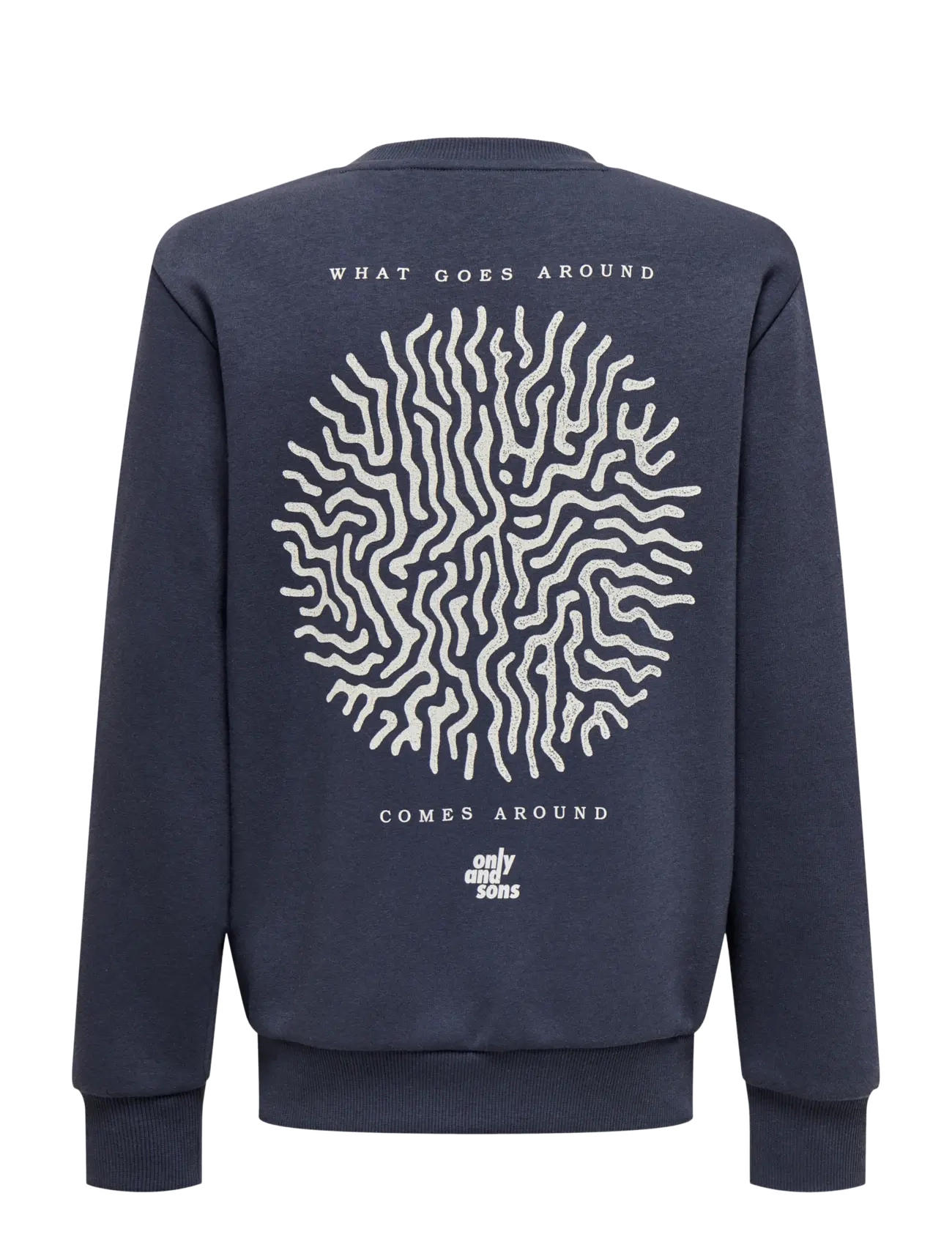 ONLY & SONS - OSJCERES CELL REG LS CREW SWT - sweatshirts - blue nights - 1