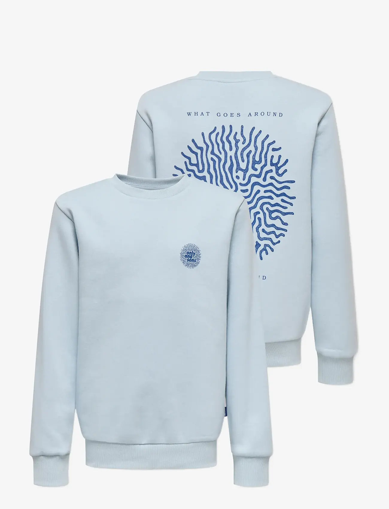 ONLY & SONS - OSJCERES CELL REG LS CREW SWT - sweatshirts - skyway - 2