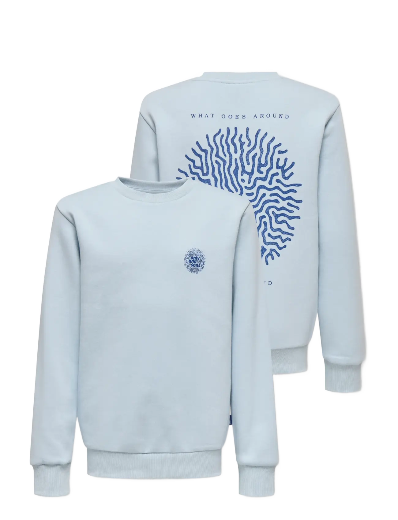 ONLY & SONS - OSJCERES CELL REG LS CREW SWT - sweatshirts - skyway - 2