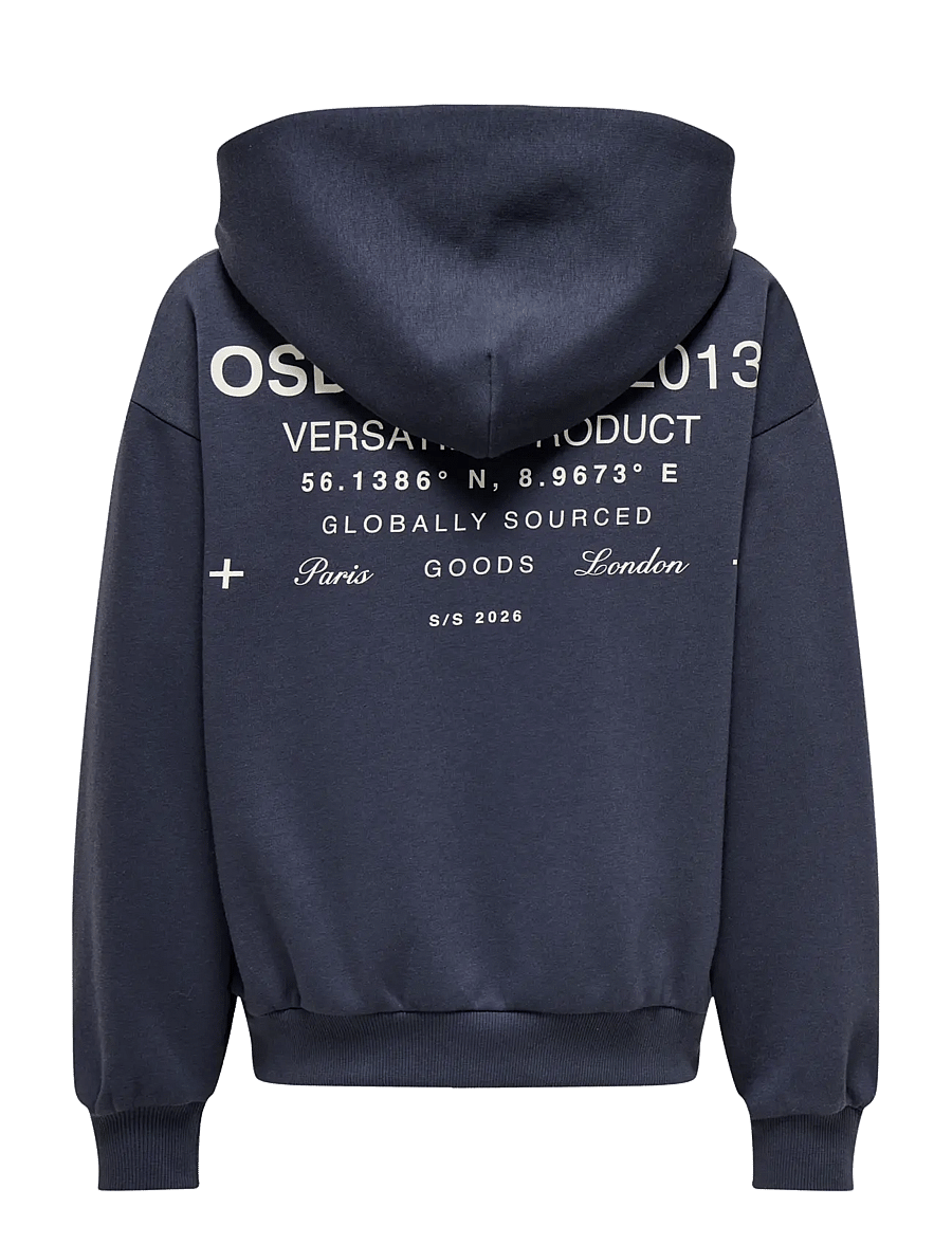 ONLY & SONS - OSJRIKADO LS RLX HOODIE SWT - sweatshirts - blue nights - 1