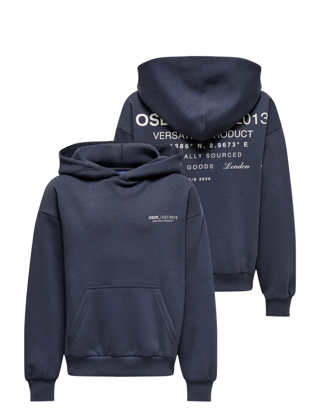 ONLY & SONS - OSJRIKADO LS RLX HOODIE SWT - sweatshirts - blue nights - 2
