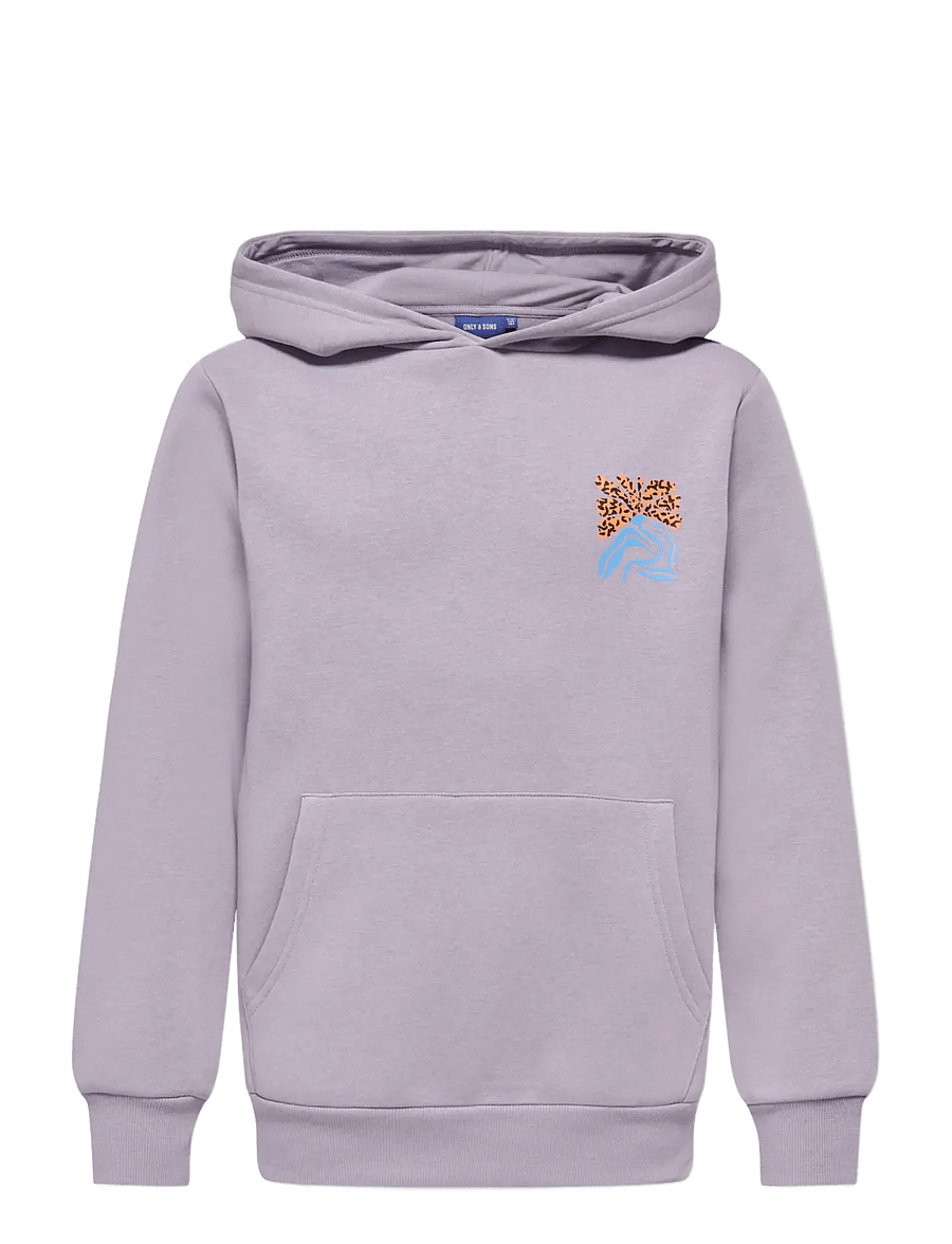 ONLY & SONS - OSJMENDEZ REG LS HOODIE SWT - džemperiai su gobtuvu - lavender gray - 0