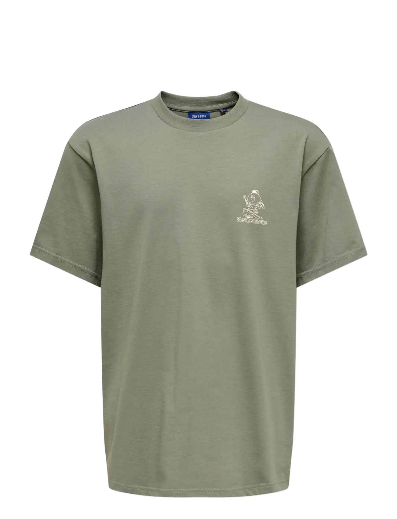 ONLY & SONS OSJAXEL SUNNY RLX SS TEE JRS - Barn 98-134 - AGAVE GREEN / green