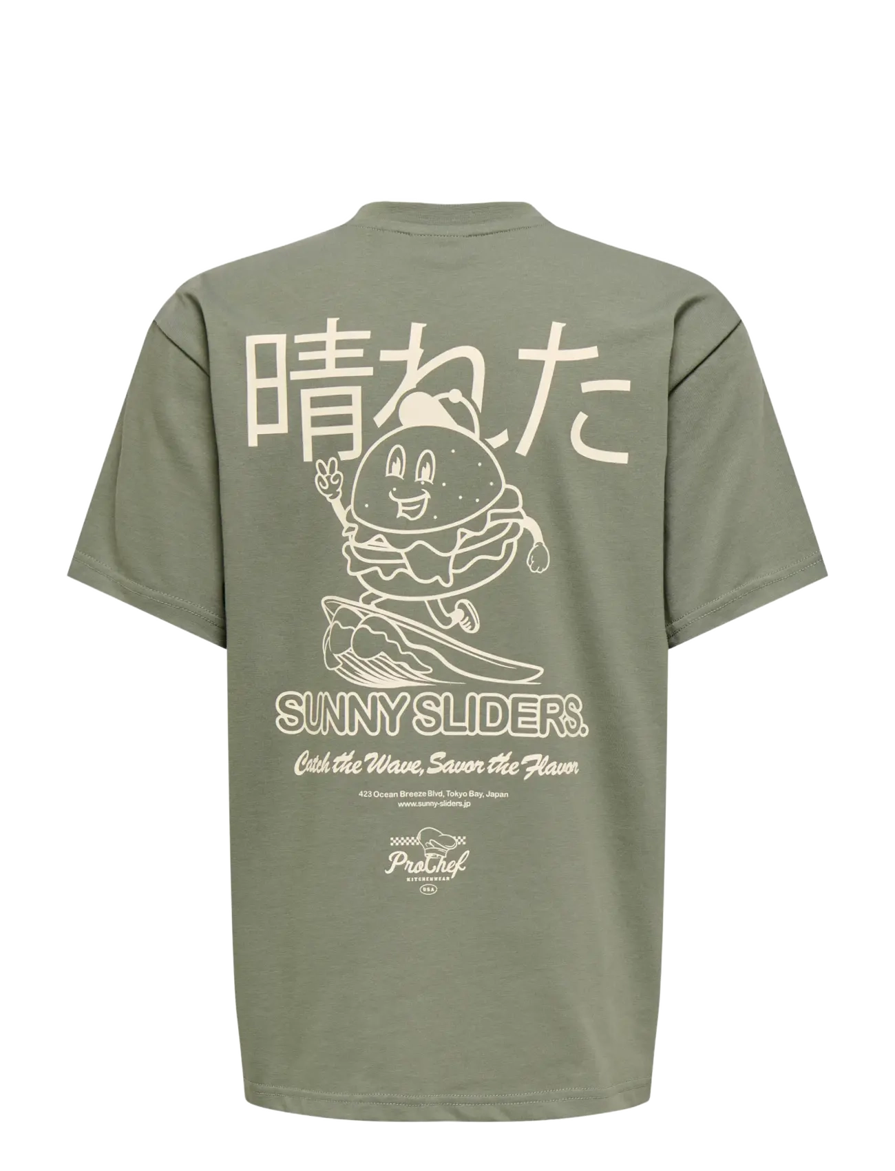 ONLY & SONS - OSJAXEL SUNNY RLX SS TEE JRS - agave green - 2