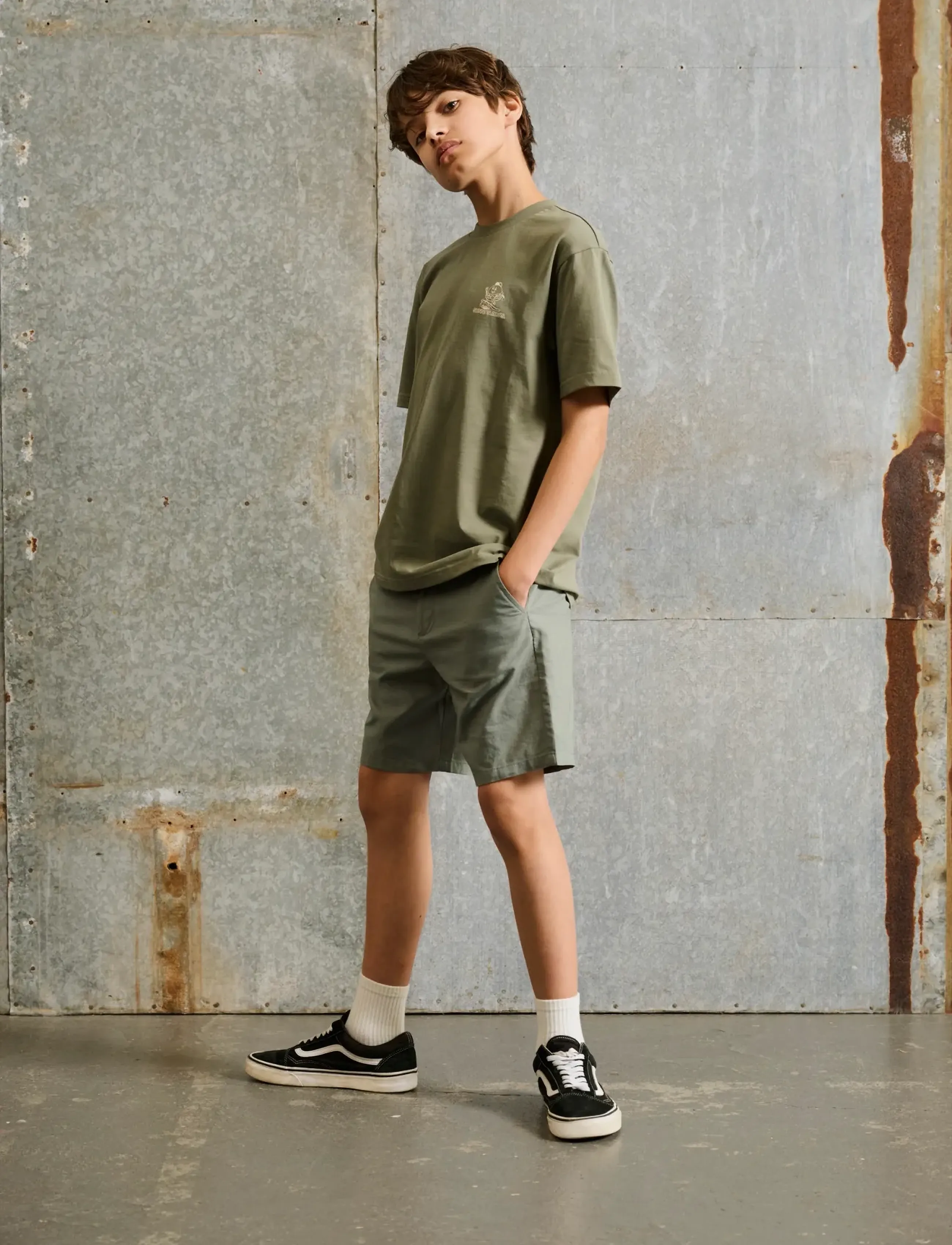 ONLY & SONS OSJAXEL SUNNY RLX SS TEE JRS - Overdele - AGAVE GREEN / green