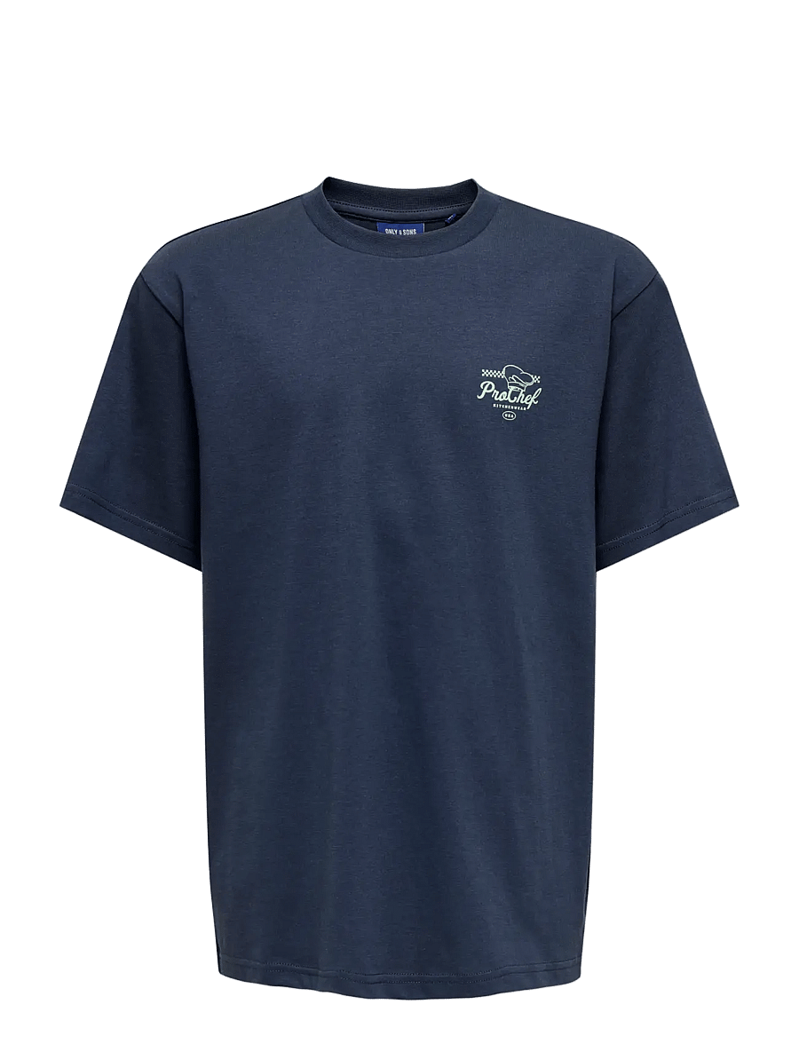 ONLY & SONS - OSJAXEL SUNNY RLX SS TEE JRS - blue nights - 2