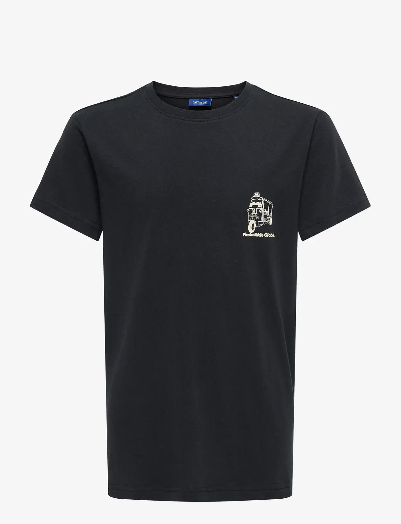 ONLY & SONS - OSJTACO REG SS TEE JRS - kortærmede t-shirts - jet black - 0