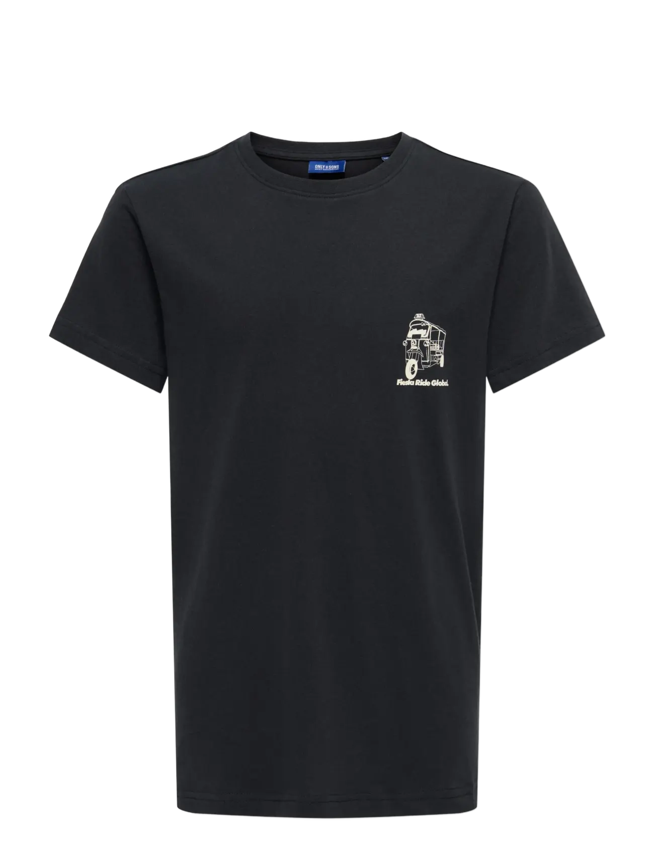ONLY & SONS OSJTACO REG SS TEE JRS - 4 for 3 - JET BLACK / black