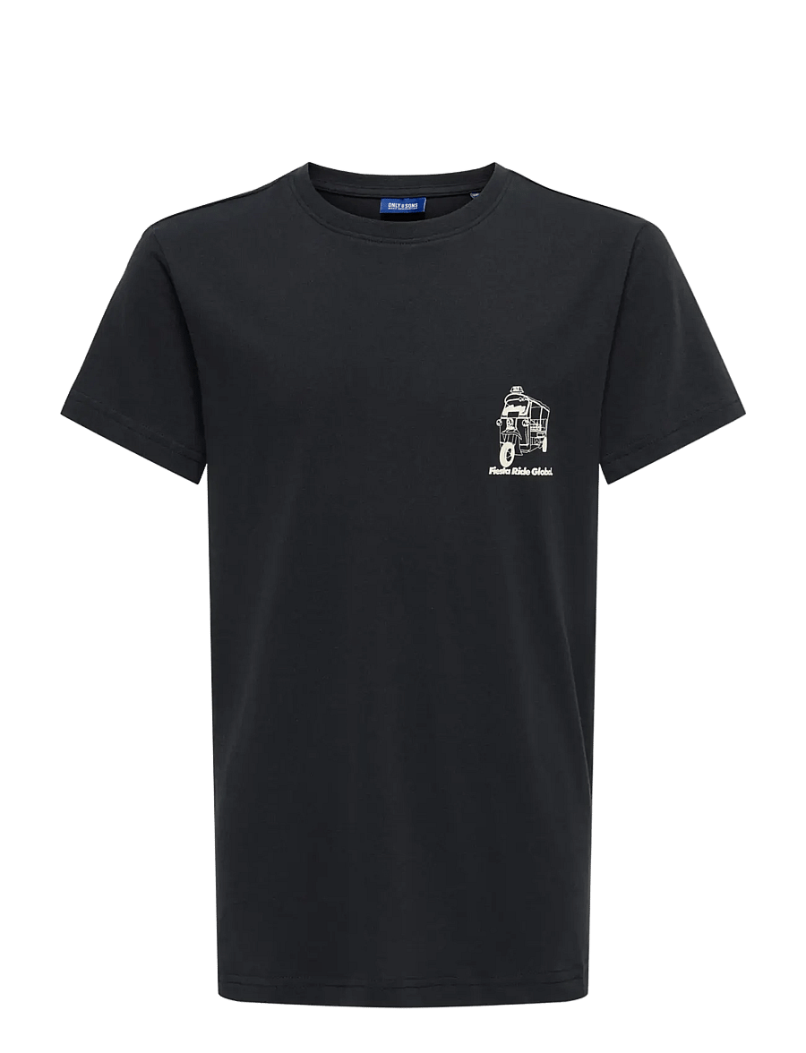 ONLY & SONS - OSJTACO REG SS TEE JRS - jet black - 0