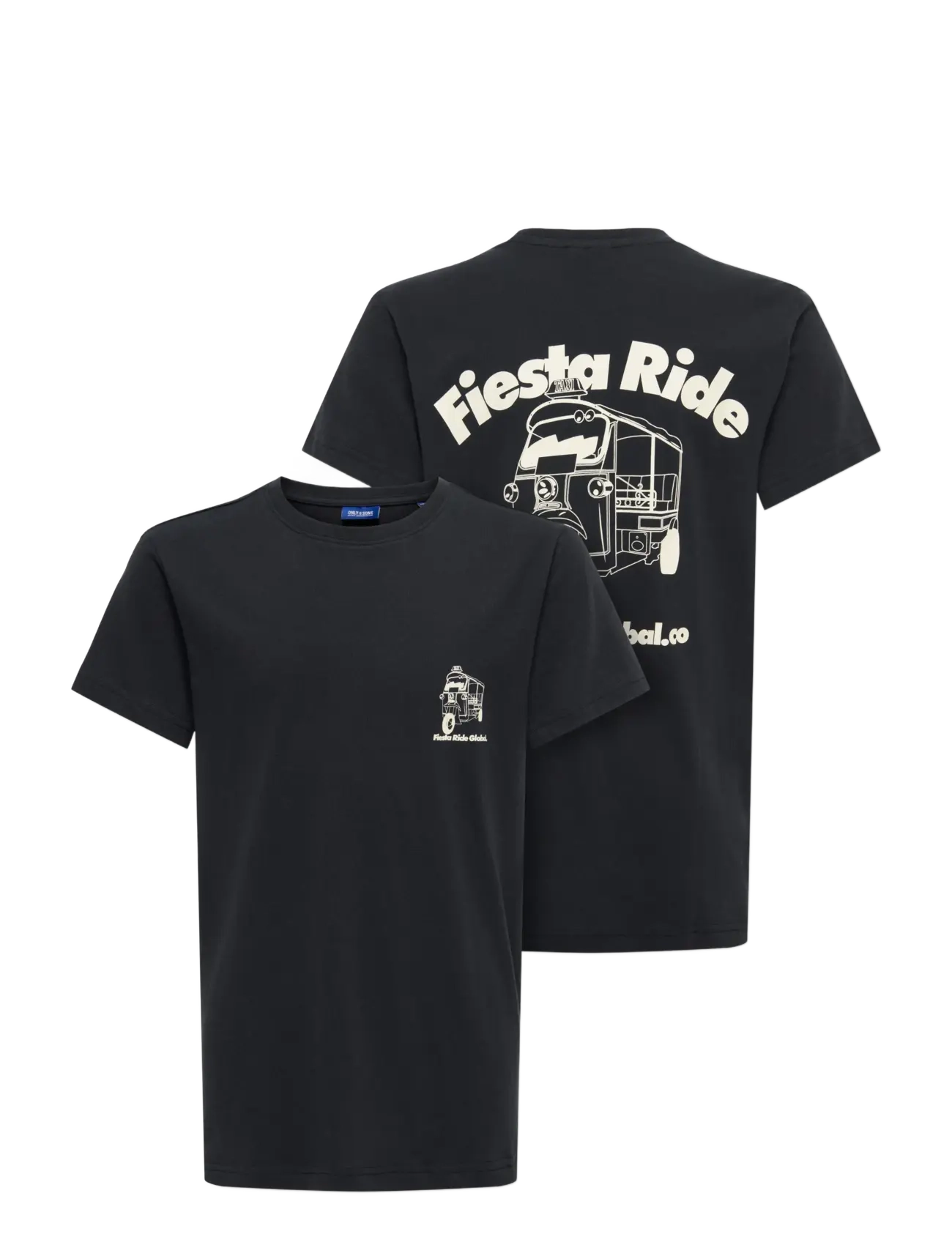 ONLY & SONS - OSJTACO REG SS TEE JRS - jet black - 2