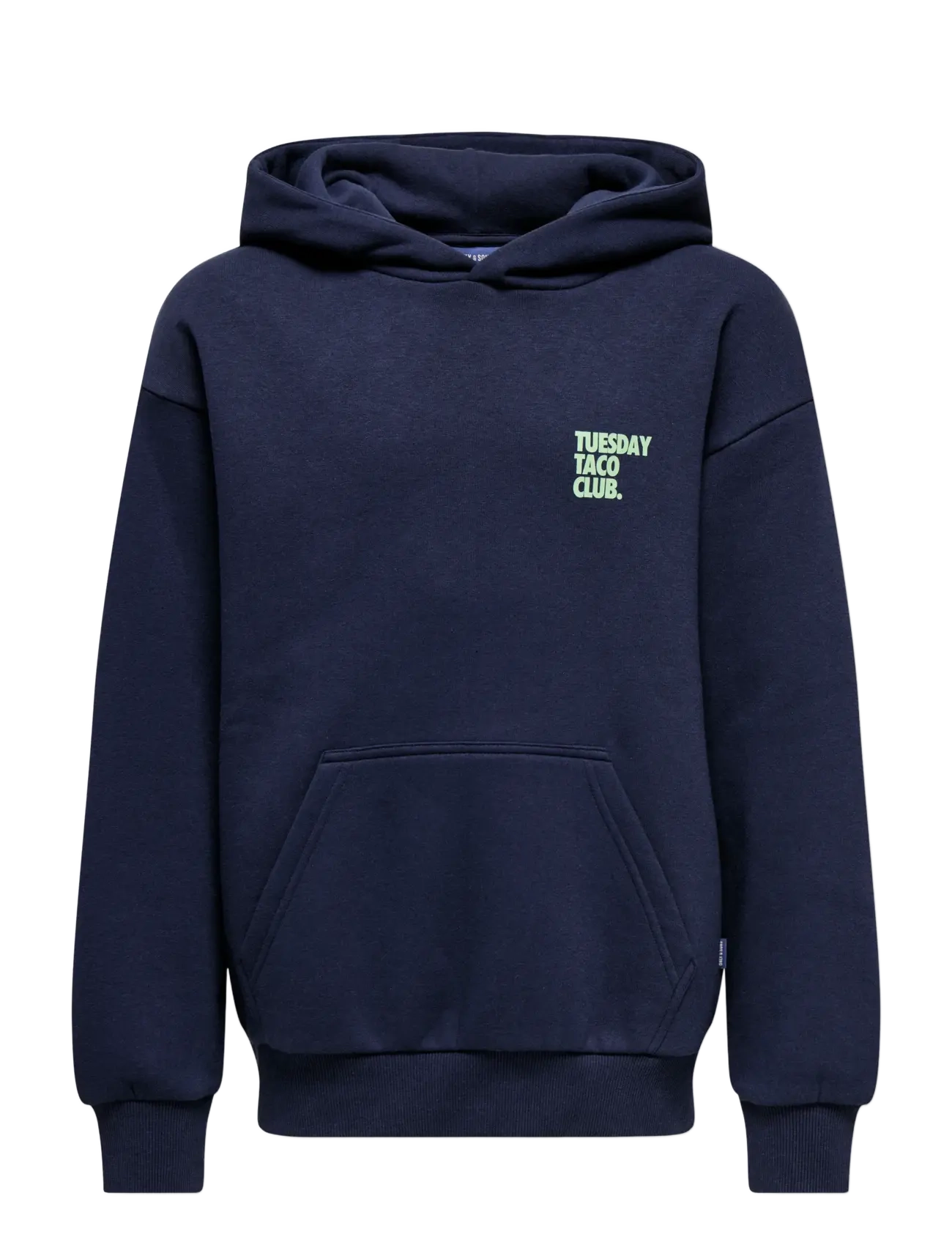 ONLY & SONS OSJCERES TUKTUK RLX PRINT HOOD SWT - ONLY & SONS JUNIOR - PEACOAT / navy