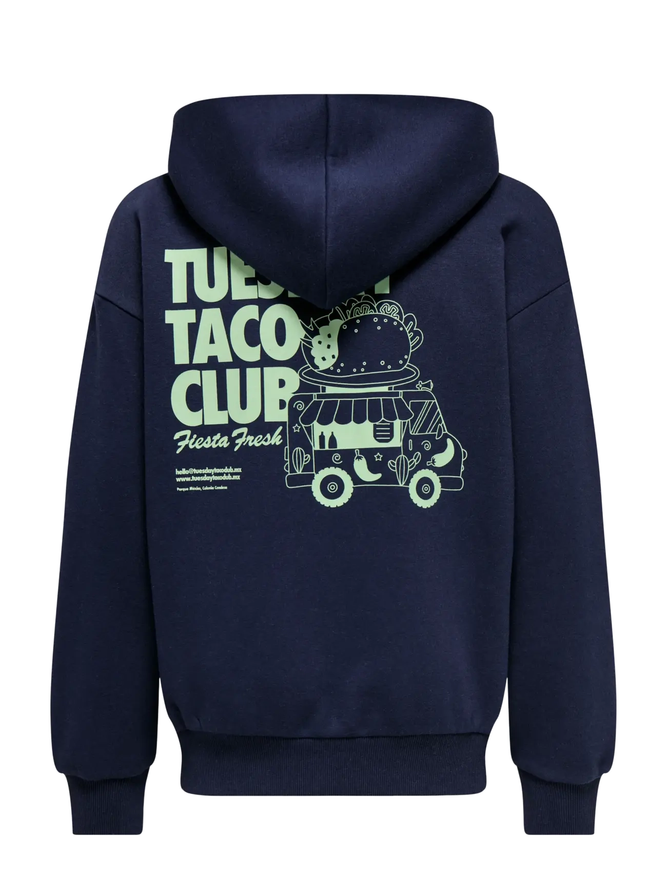 ONLY & SONS - OSJCERES TUKTUK RLX PRINT HOOD SWT - hættetrøjer - peacoat - 1
