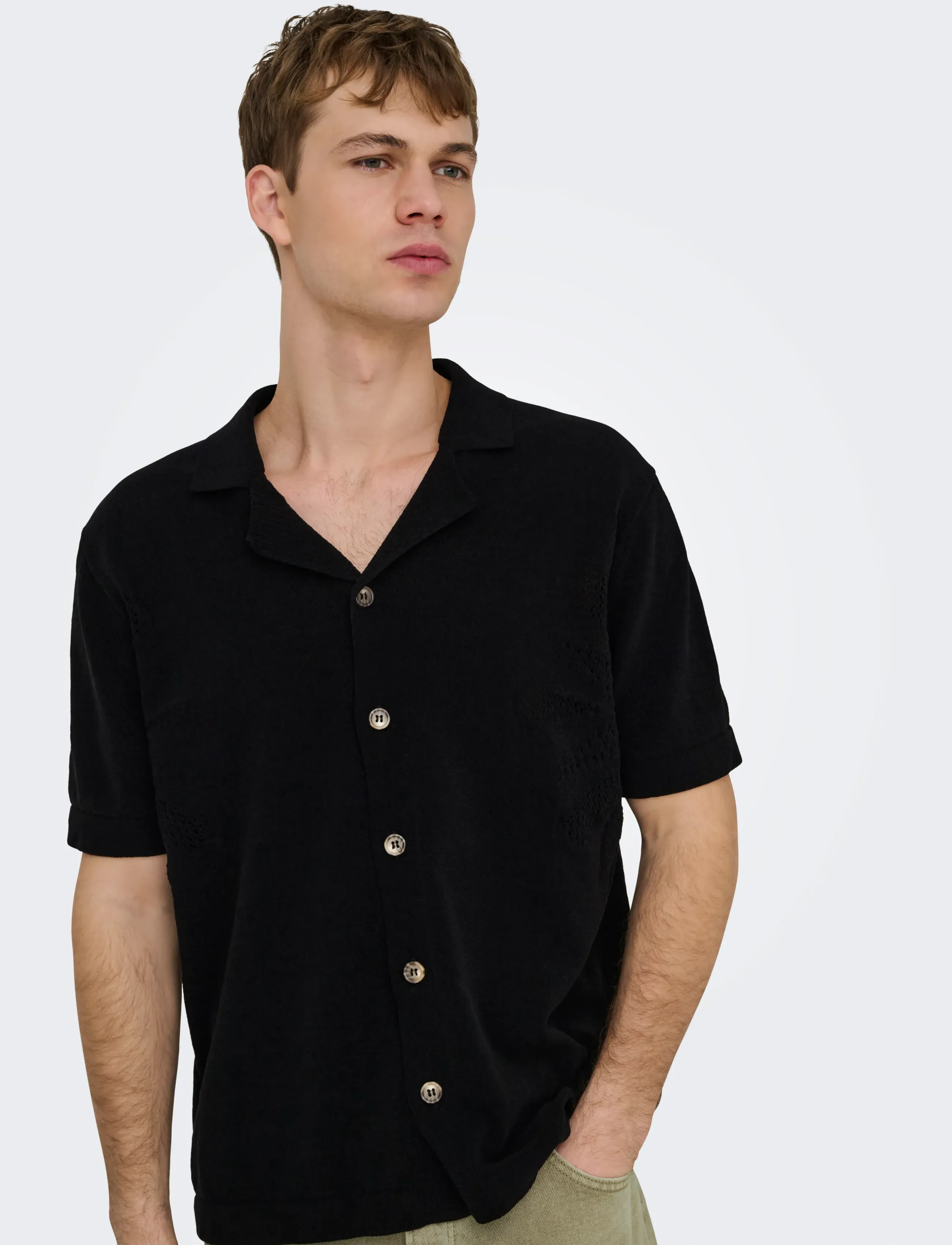 ONLY & SONS Onsjam Life Reg Ss Shirt Knit pikéer herr – bild 6