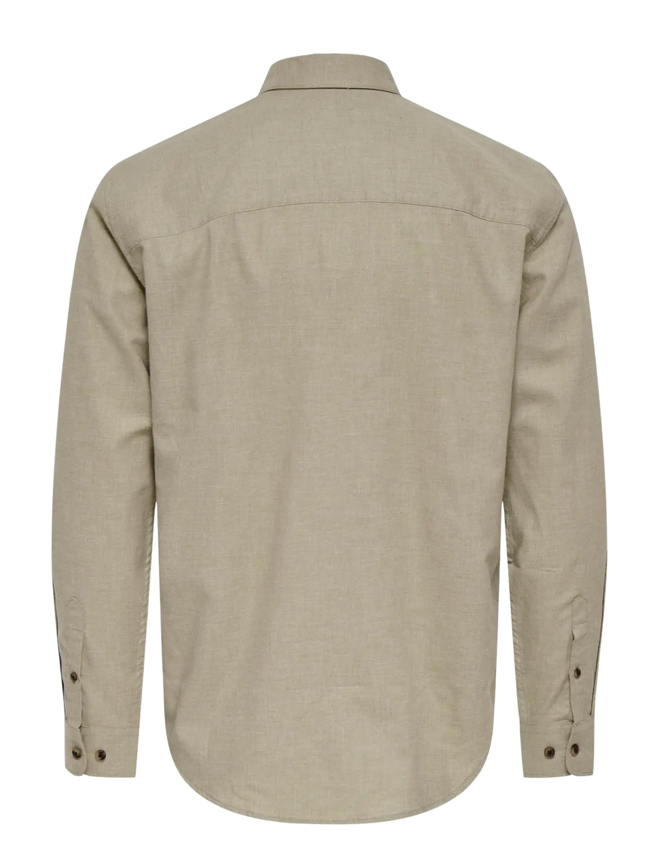ONLY & SONS - ONSJUPITER REG FIT LS SHIRT NOOS - freizeithemden - chinchilla - 1