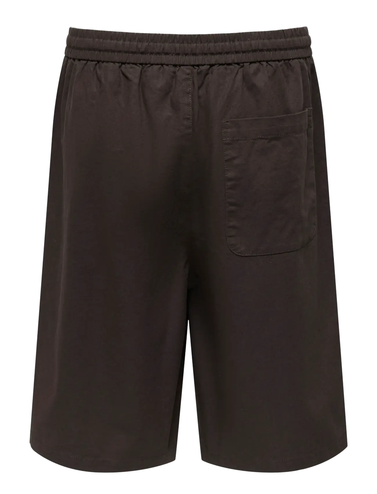 ONLY & SONS - ONSDAVES WIDE COT LIN 0007 SHORTS - linneshorts - coffee bean - 2
