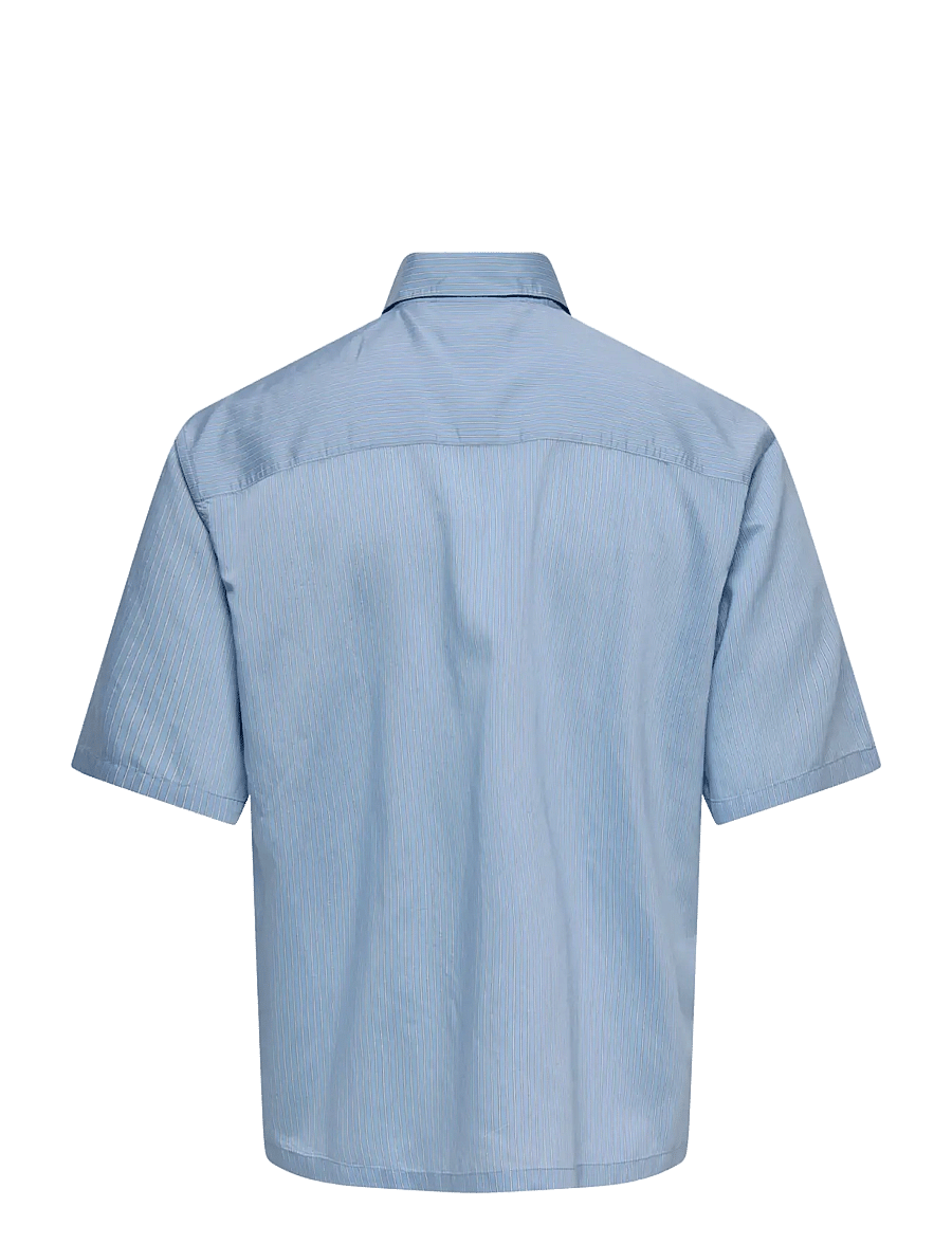 ONLY & SONS - ONSATTICUS SS RLX STRIPE SHIRT FRML - gestreifte hemden - bel air blue - 1