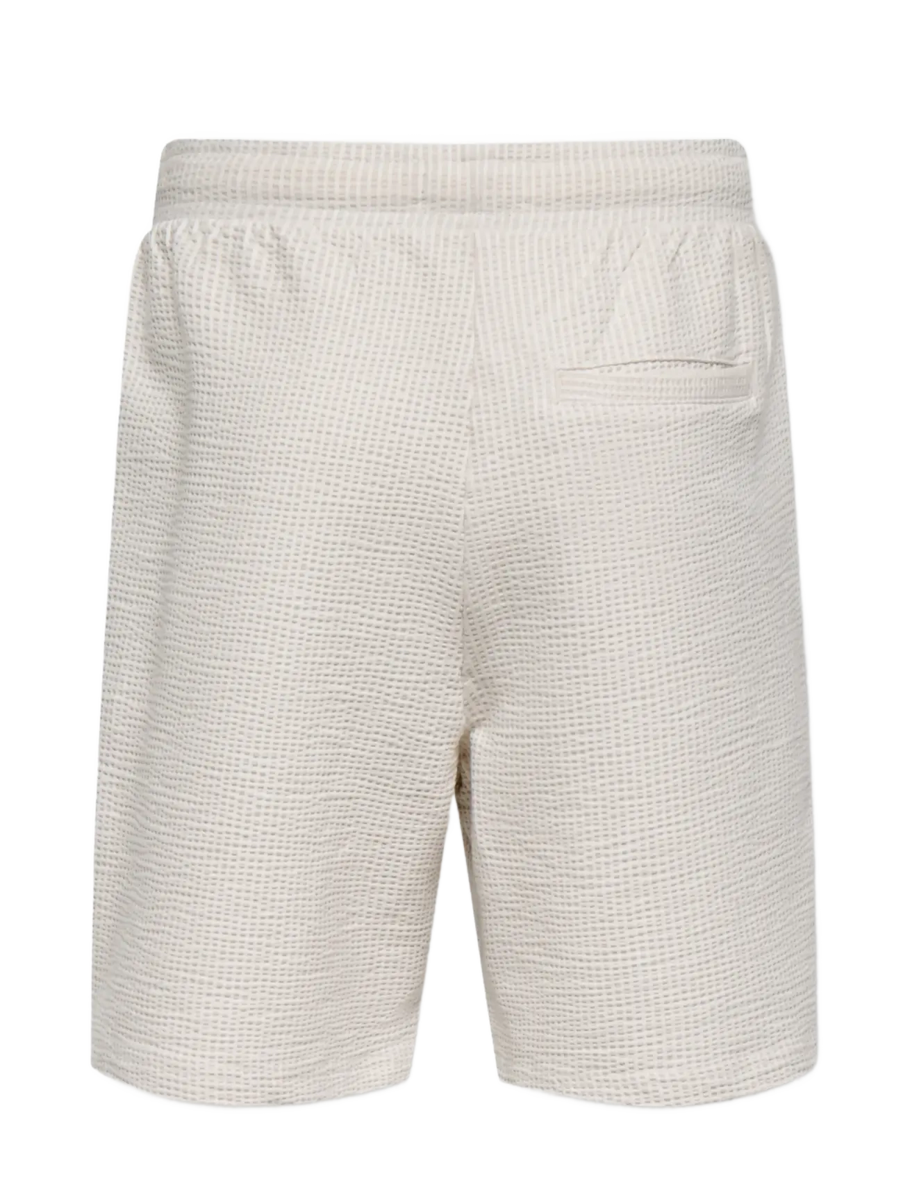 ONLY & SONS - OSJKIAN LIFE REG STRP SHORT JRS NOOS - casual shorts - egret - 2