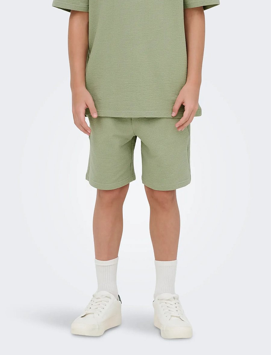ONLY & SONS - OSJKIAN LIFE REG STRP SHORT JRS NOOS - casual korte broeken - seagrass - 0