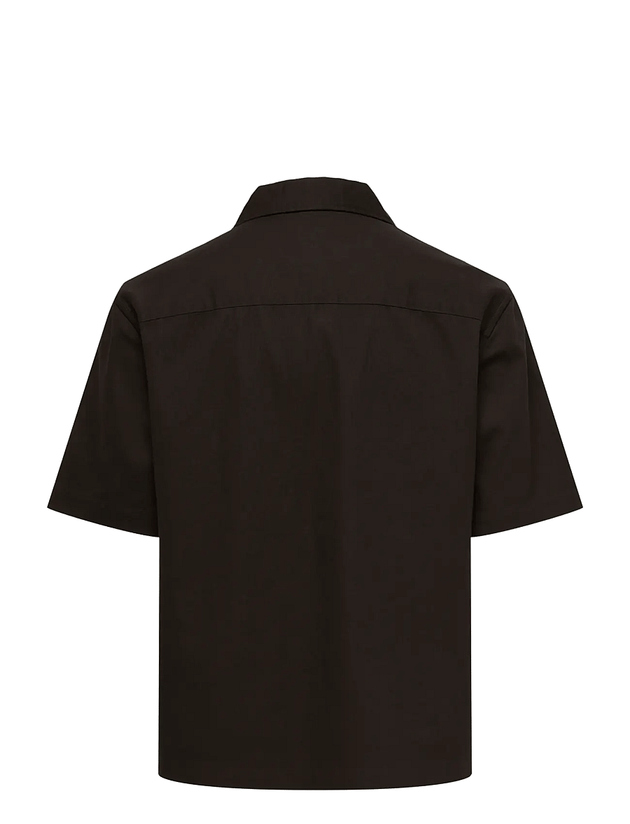 ONLY & SONS - ONSMARVIN RLX RESORT SS SHIRT - chemises à motifs - black coffee - 1