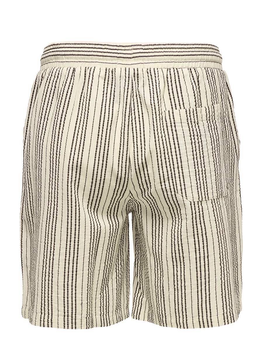 ONLY & SONS - ONSCRUZ SEERSUCKER JOGGER SHORTS - shorts - antique white - 1