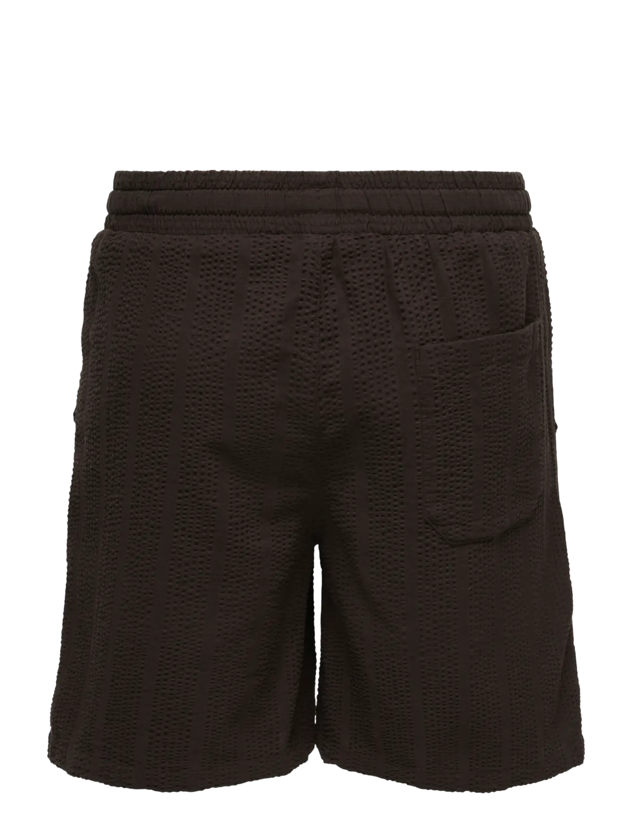 ONLY & SONS - ONSCRUZ SEERSUCKER JOGGER SHORTS - sweatshorts - black coffee - 2