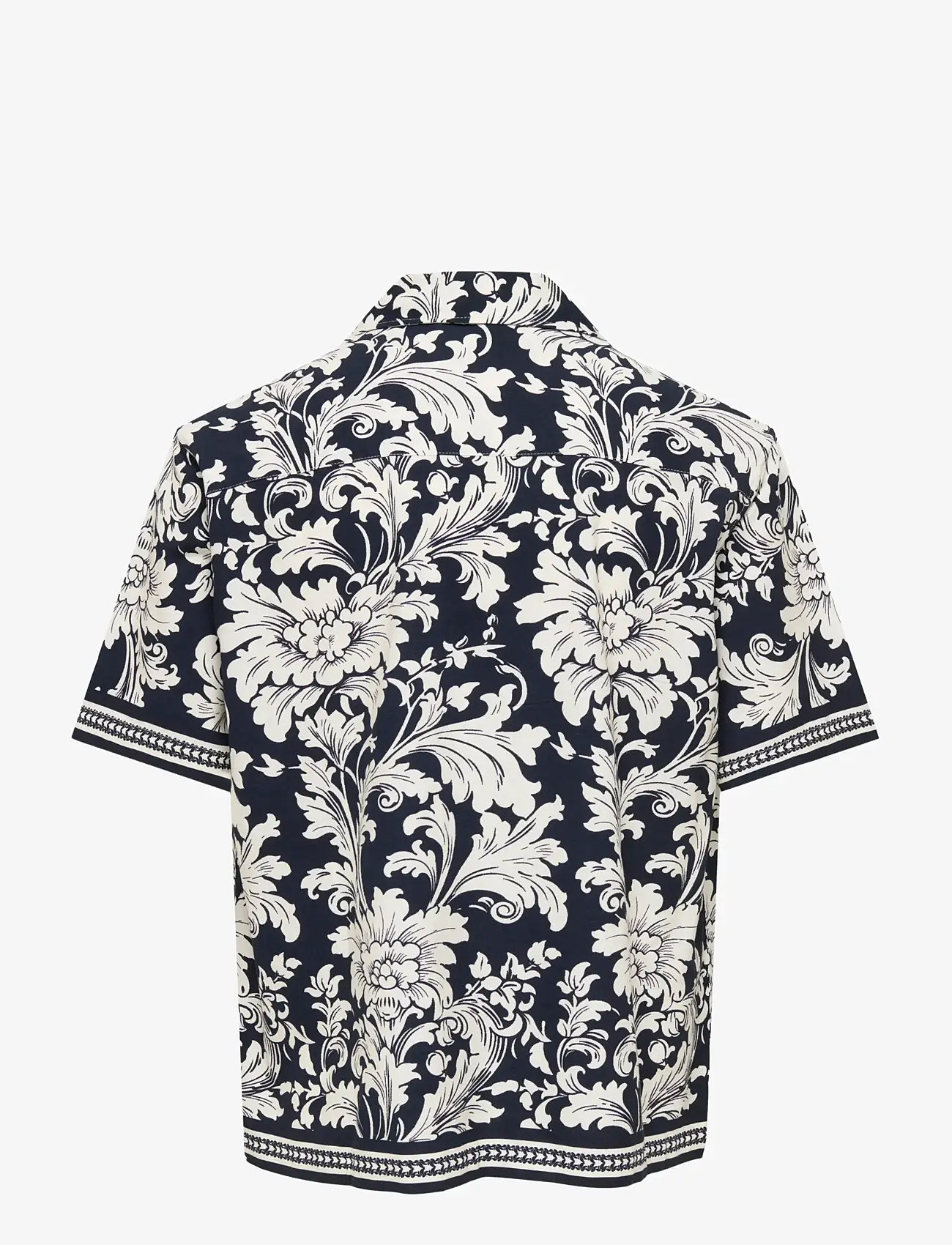 ONLY & SONS - ONSNERO RLX RESORT SS SHIRT - mustriga särgid - jet black - 1