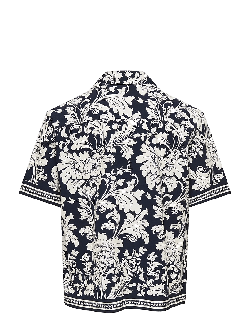 ONLY & SONS - ONSNERO RLX RESORT SS SHIRT - mustriga särgid - jet black - 1