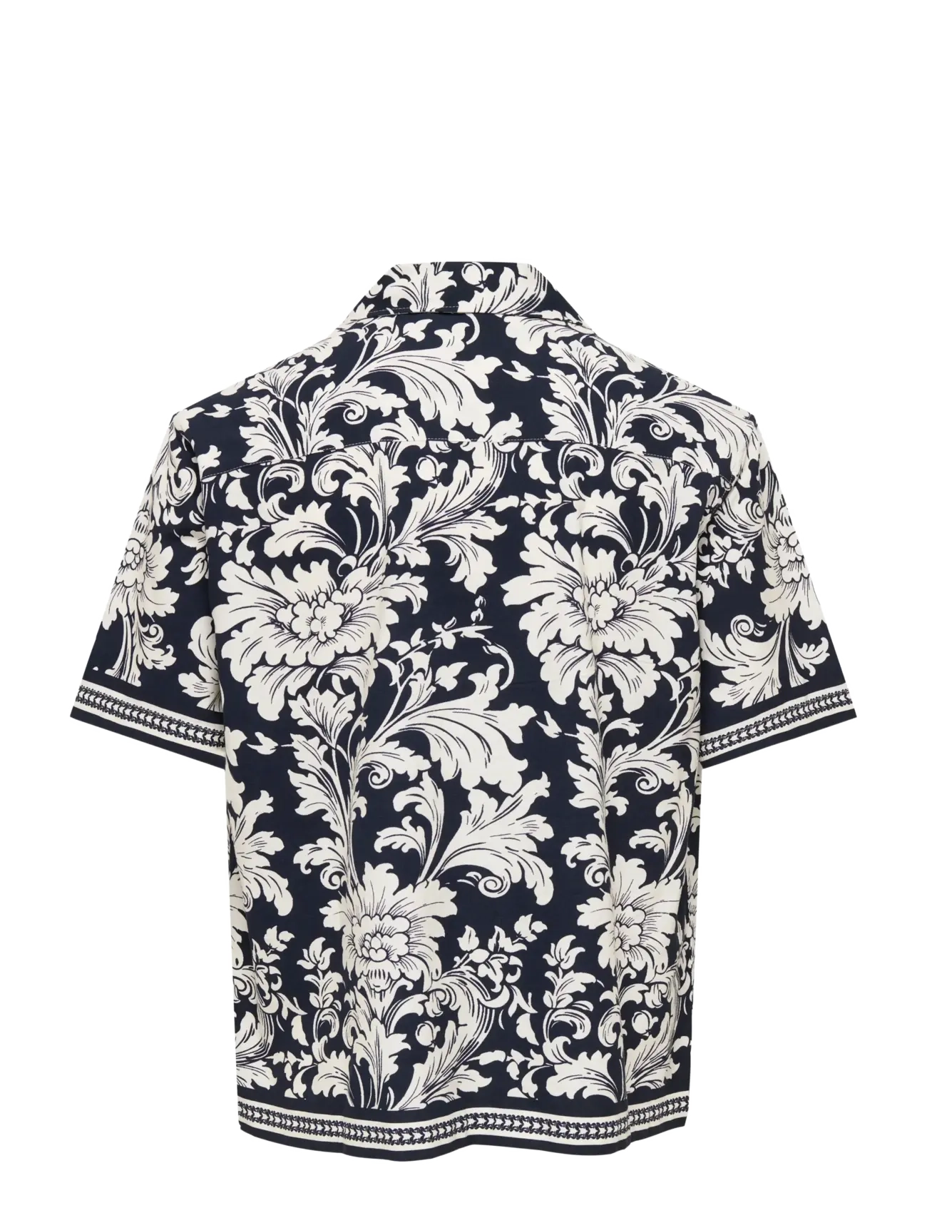 ONLY & SONS - ONSNERO RLX RESORT SS SHIRT - hemden mit muster - jet black - 1
