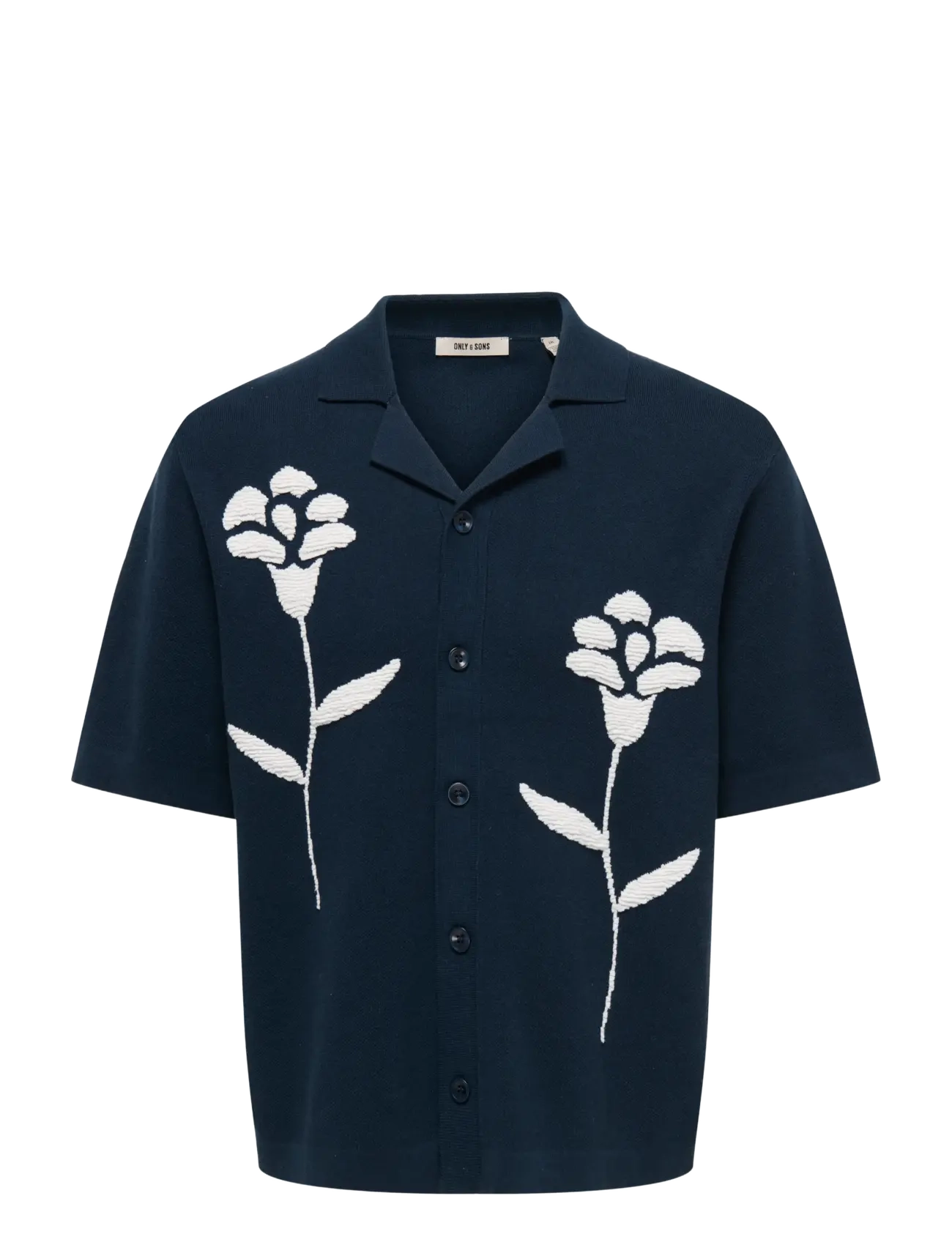ONLY & SONS ONSSONNY RLX SS SHIRT KNIT - Strickmode - NAVAL ACADEMY / navy