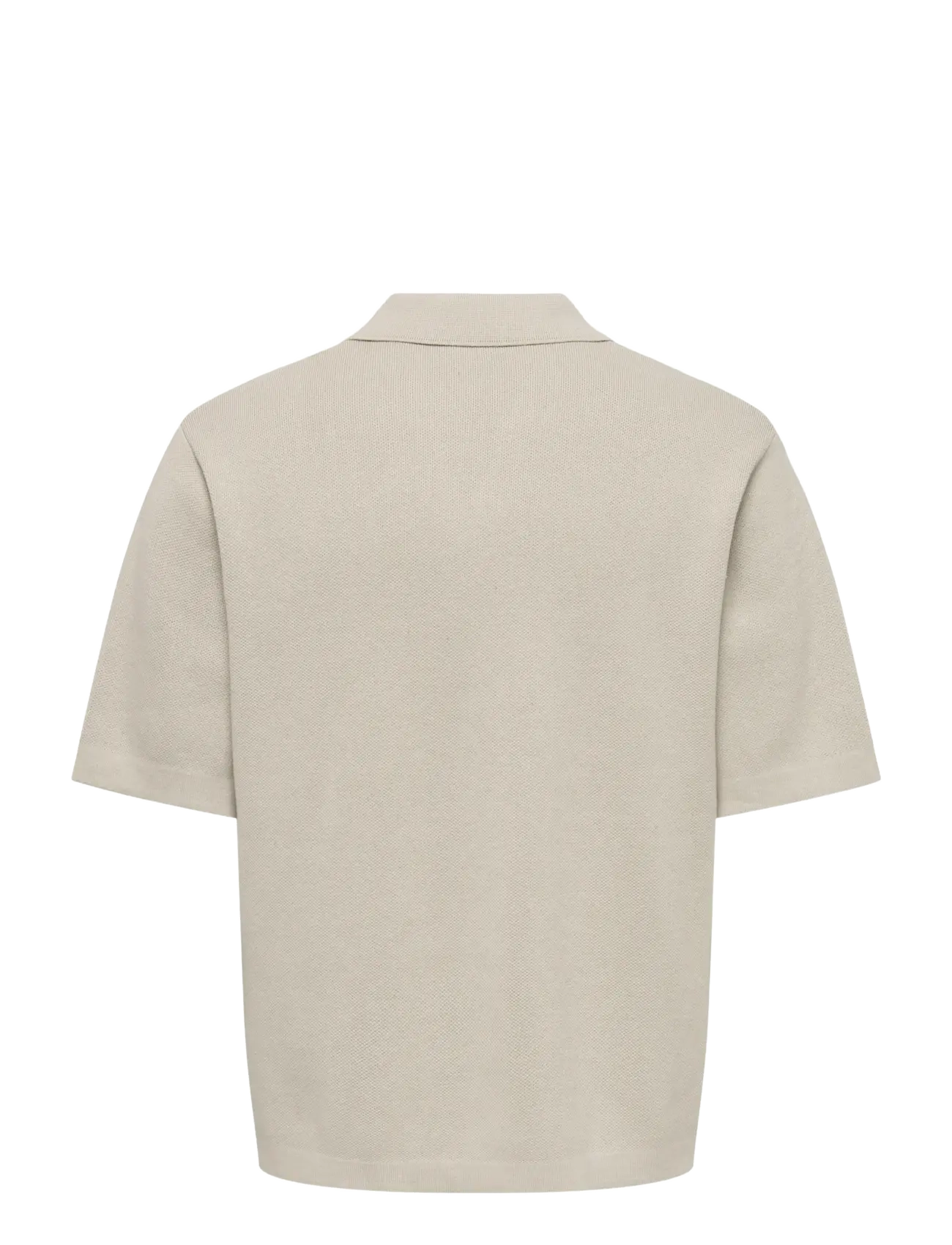 ONLY & SONS - ONSSONNY RLX SS SHIRT KNIT - knitted polos - silver lining - 1