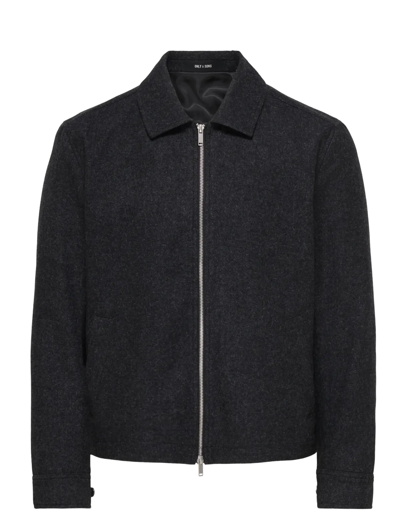 ONLY & SONS ONSOWEN WOOL JACKET OTW FRML - Jacken & Mäntel - BLACK MELANGE / grey