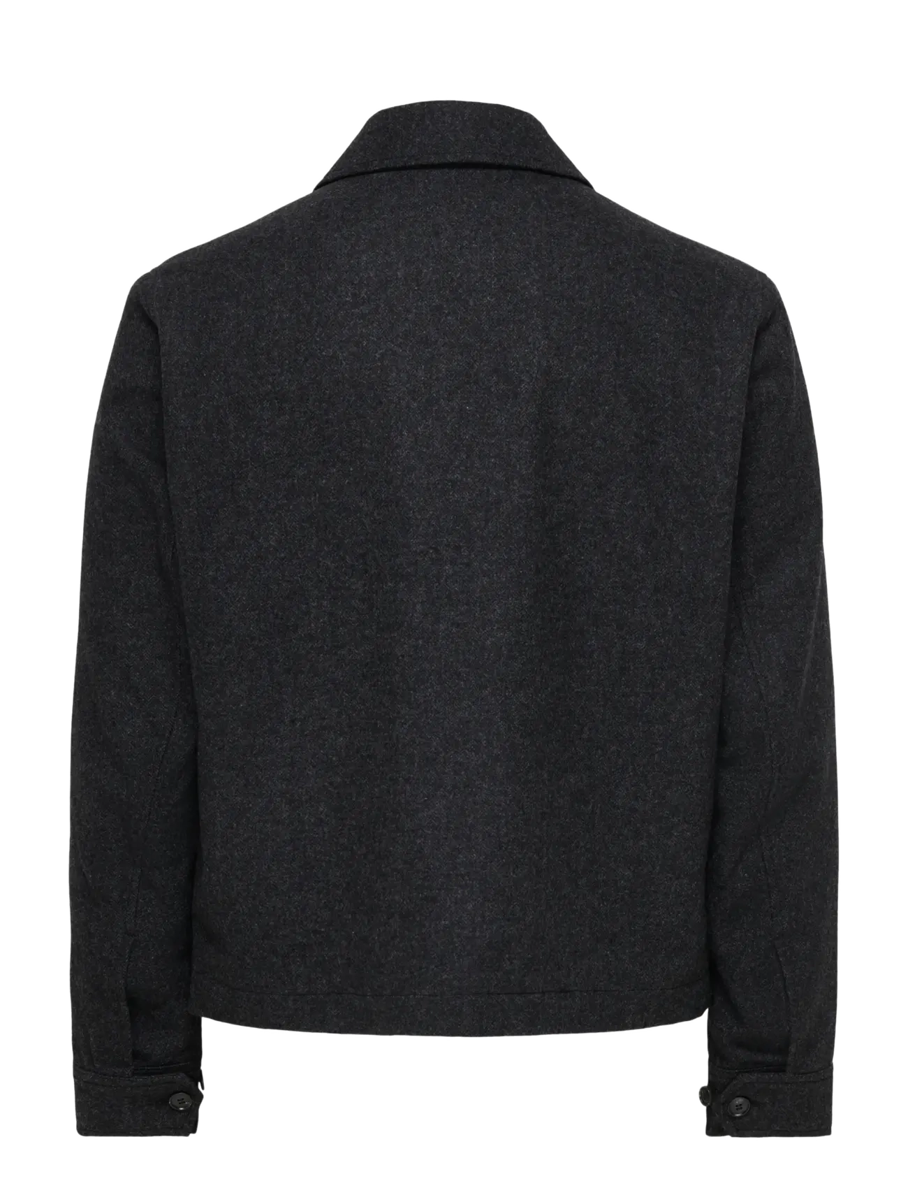 ONLY & SONS - ONSOWEN WOOL JACKET OTW FRML - black melange - 1