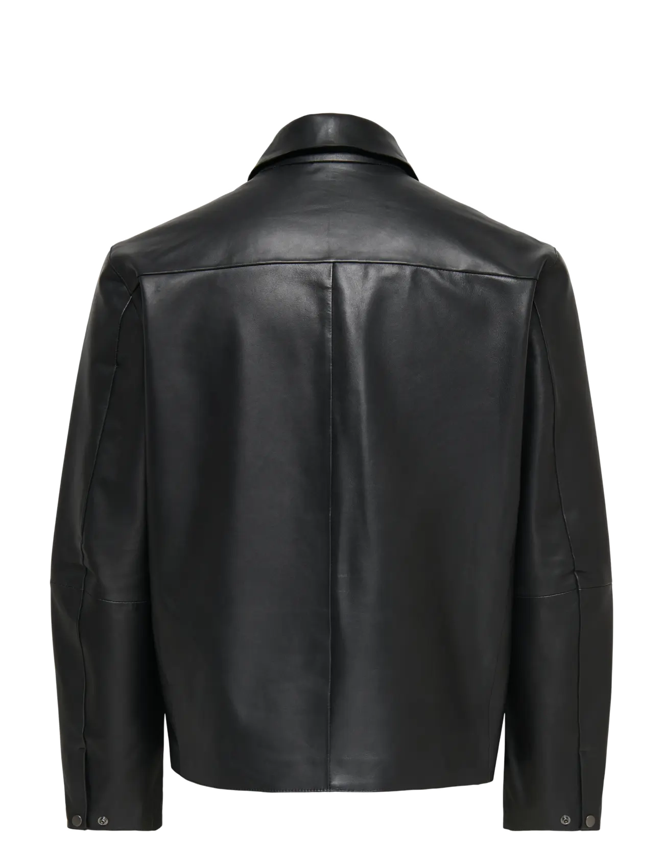 ONLY & SONS - ONSEARL LEATHER JACKET OTW FRML - herbstjacken - black - 1