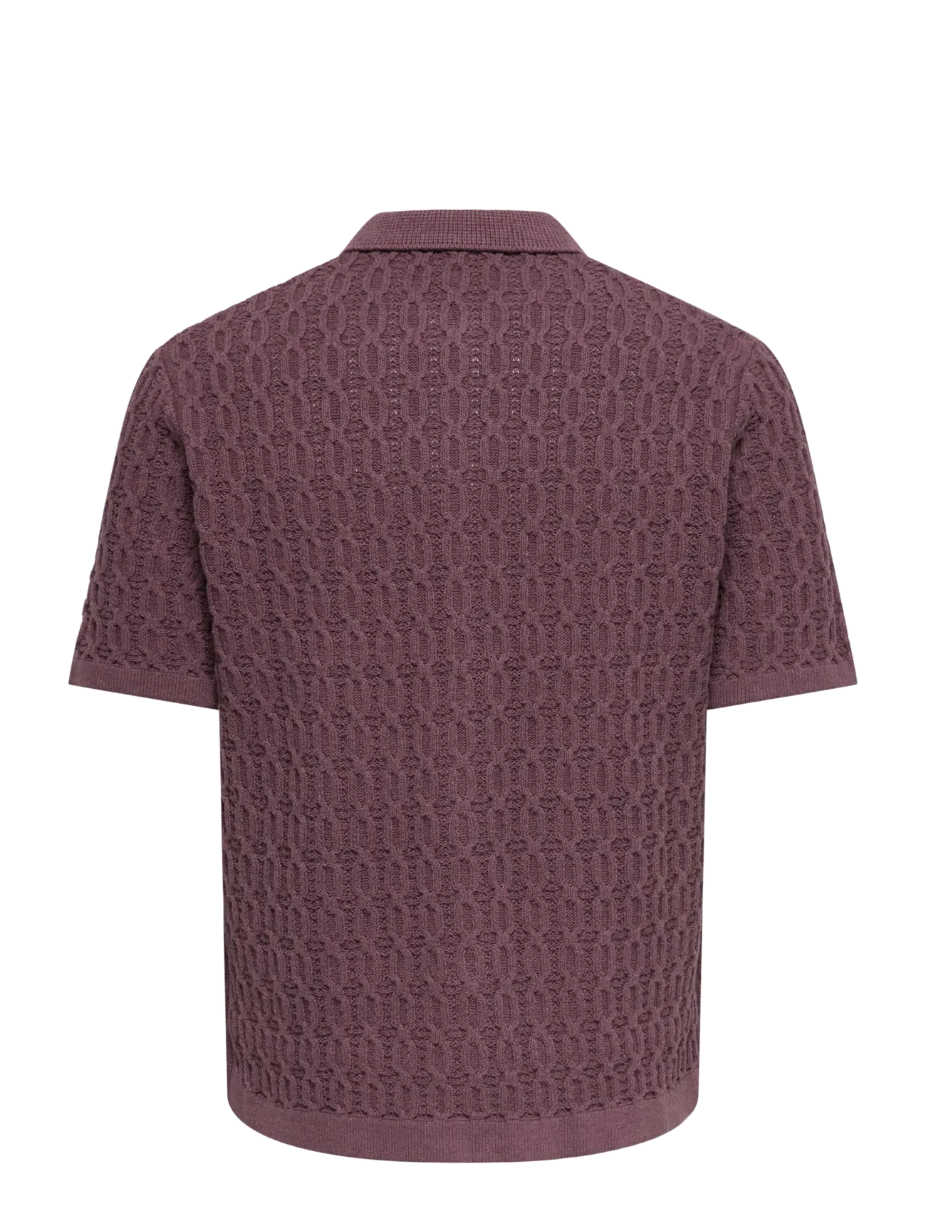 ONLY & SONS - ONSTALON LIFE REG SS SHIRT KNIT - polostrik - rose taupe - 1