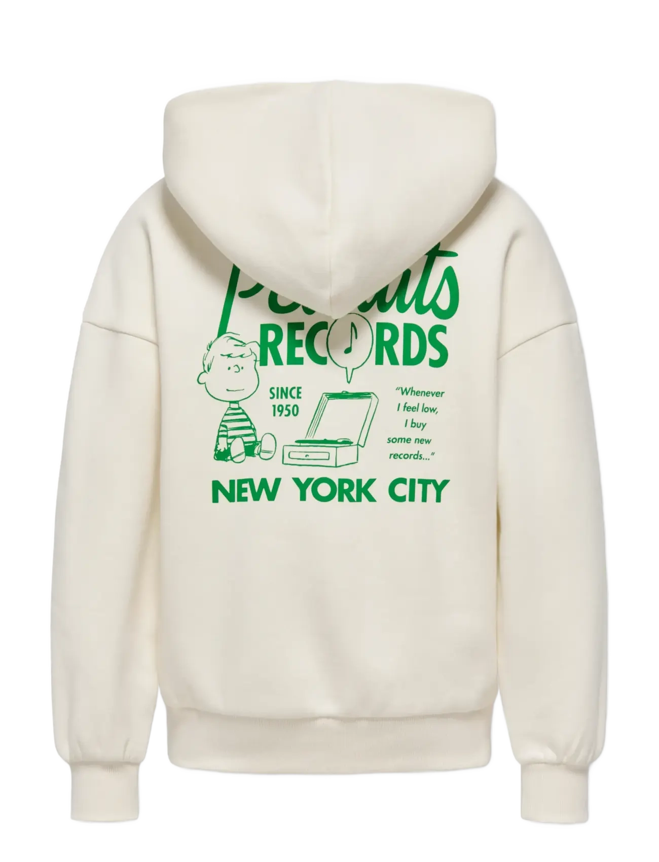 ONLY & SONS - OSJPEANUTS BACK OVZ LS LIC HOODIE SWT - hættetrøjer - egret - 1