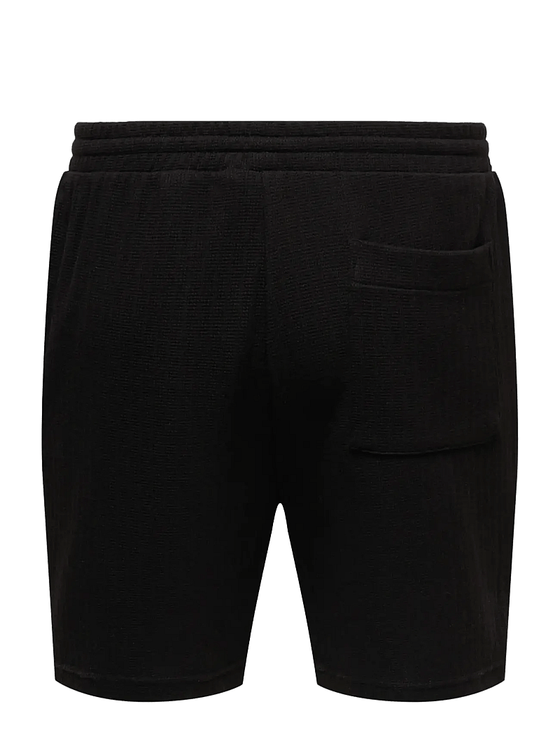 ONLY & SONS - ONSTREY LIFE REG FRML SHORTS - sweatshorts - black - 1