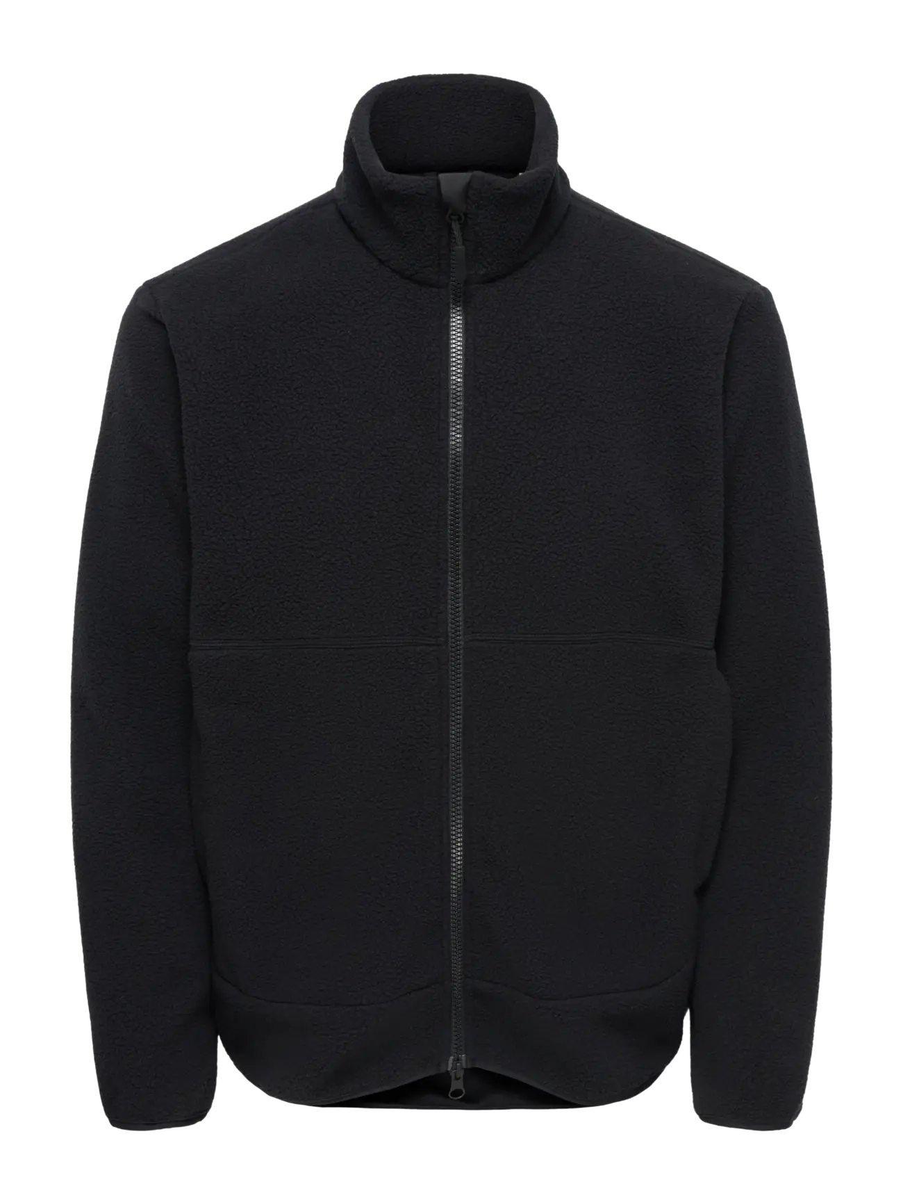 ONLY & SONS ONSJASON PRTC FLEECE JACKET OTW NOOS - ONLY & SONS - BLACK / black