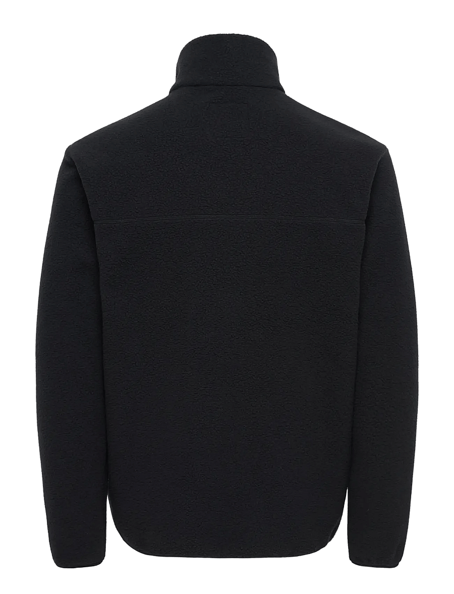 ONLY & SONS - ONSJASON PRTC FLEECE JACKET OTW NOOS - frühlingsjacken - black - 2
