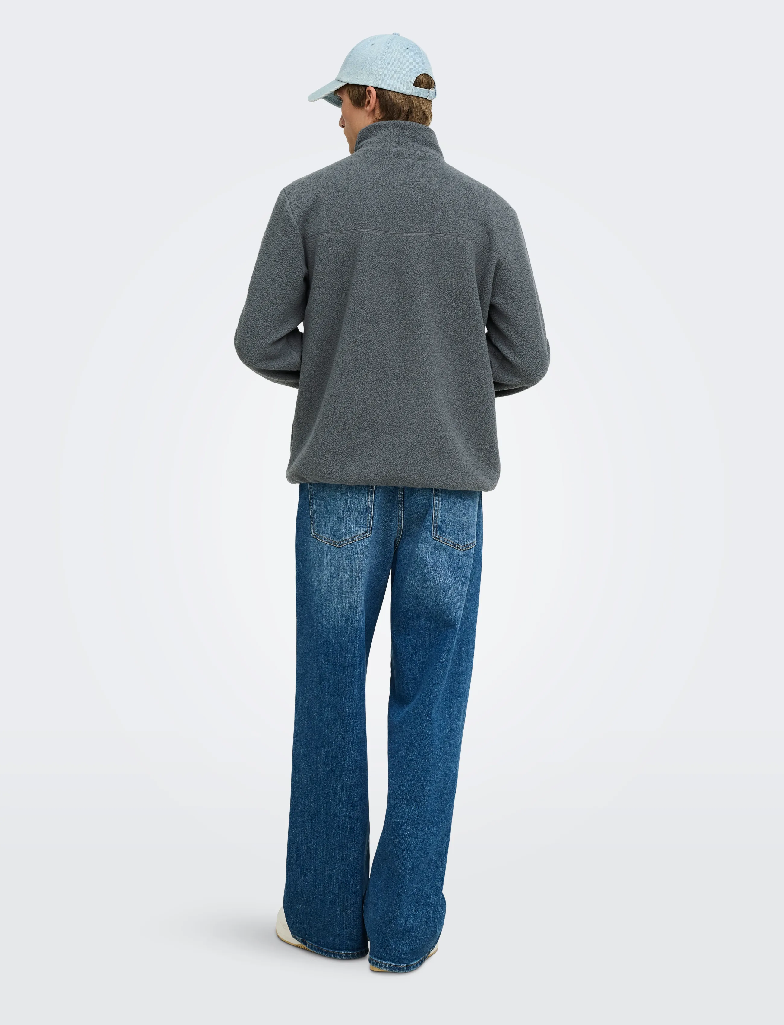 ONLY & SONS Onsjason Prtc Fleece Jacket Otw Noos bomberjackor herr – bild 2