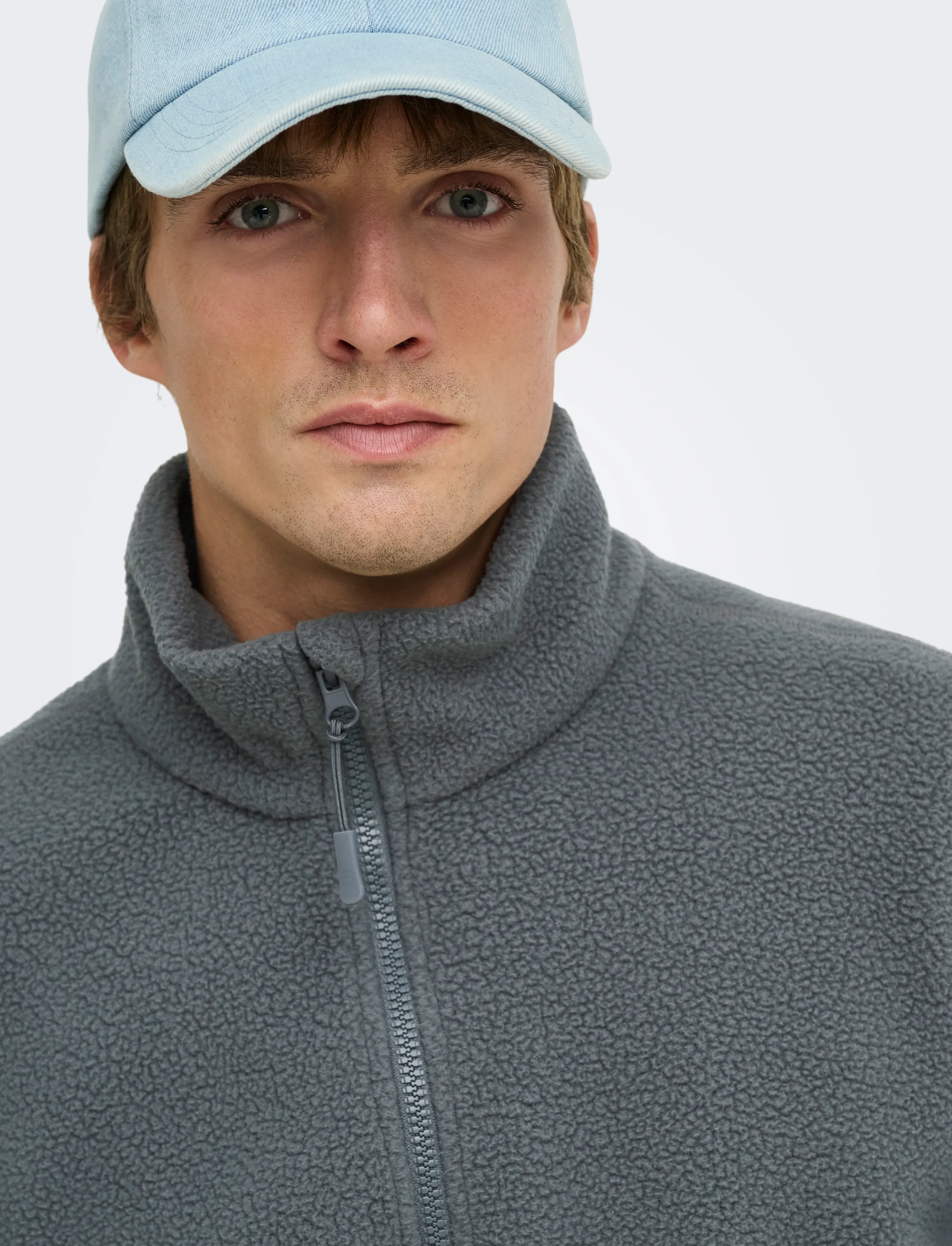 ONLY & SONS Onsjason Prtc Fleece Jacket Otw Noos bomberjackor herr – bild 4