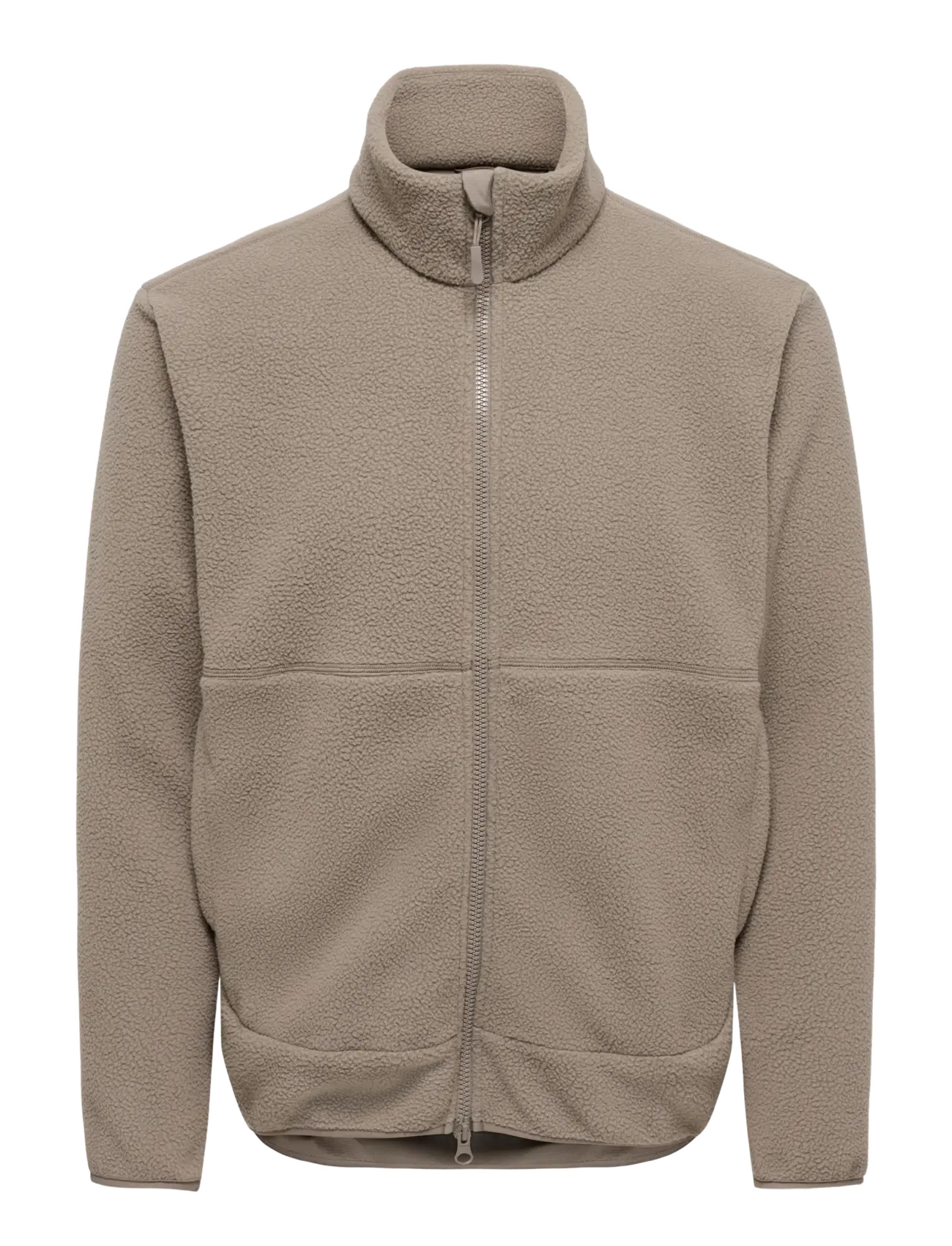ONLY & SONS Onsjason Prtc Fleece Jacke Otw Noos Beige - XL - Herren