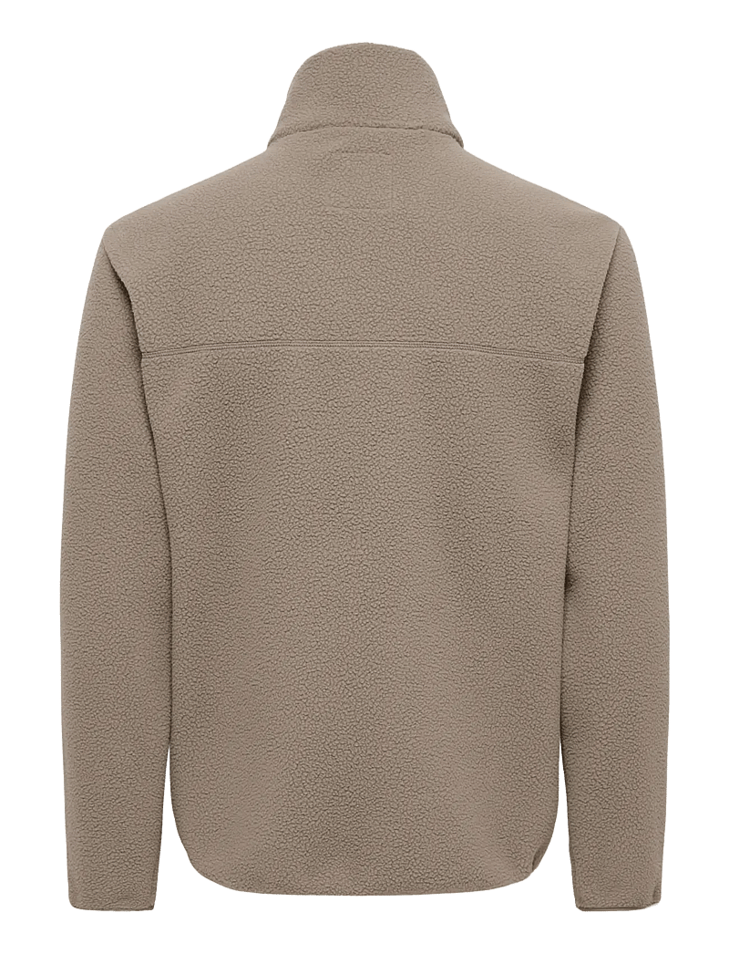 ONLY & SONS - ONSJASON PRTC FLEECE JACKET OTW NOOS - frühlingsjacken - walnut - 2